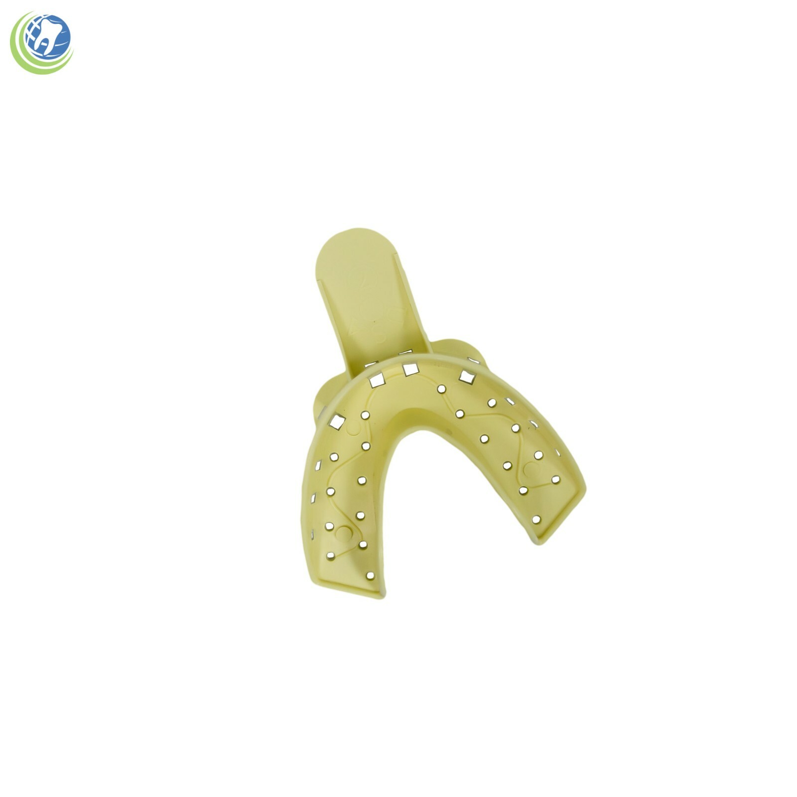 DISPOSABLE PLASTIC AUTOCLAVABLE IMPRESSION TRAYS LOWER LARGE LL #2 12/Bag