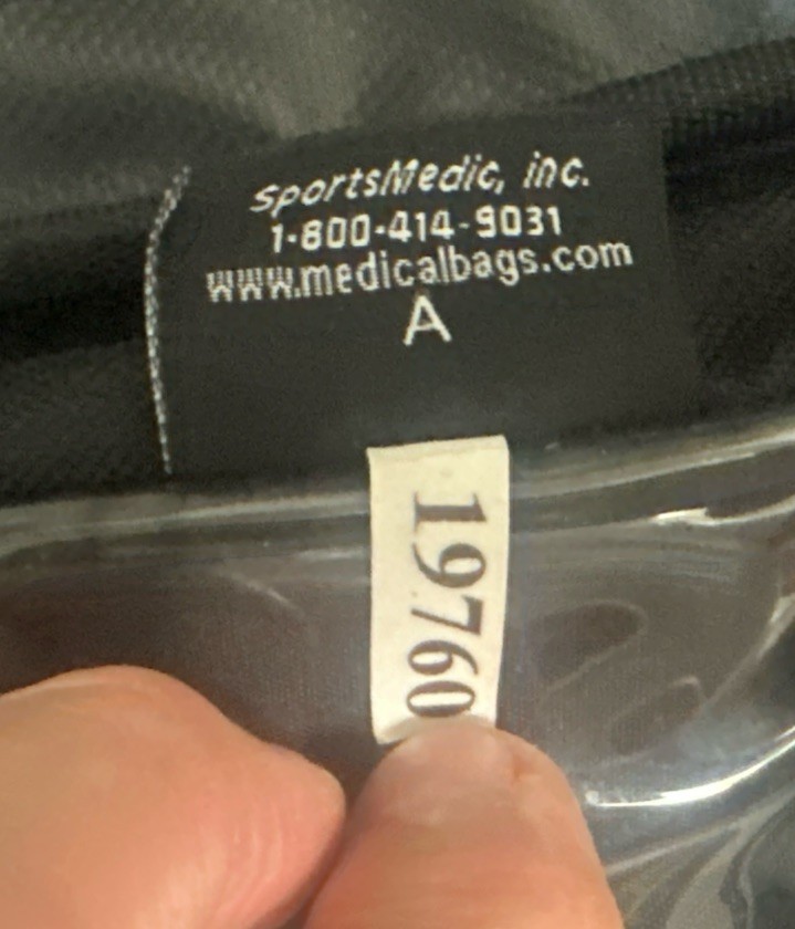 Medpac Professional Medical Bag Black Backpack First Aid Trauma #10370B BacPac