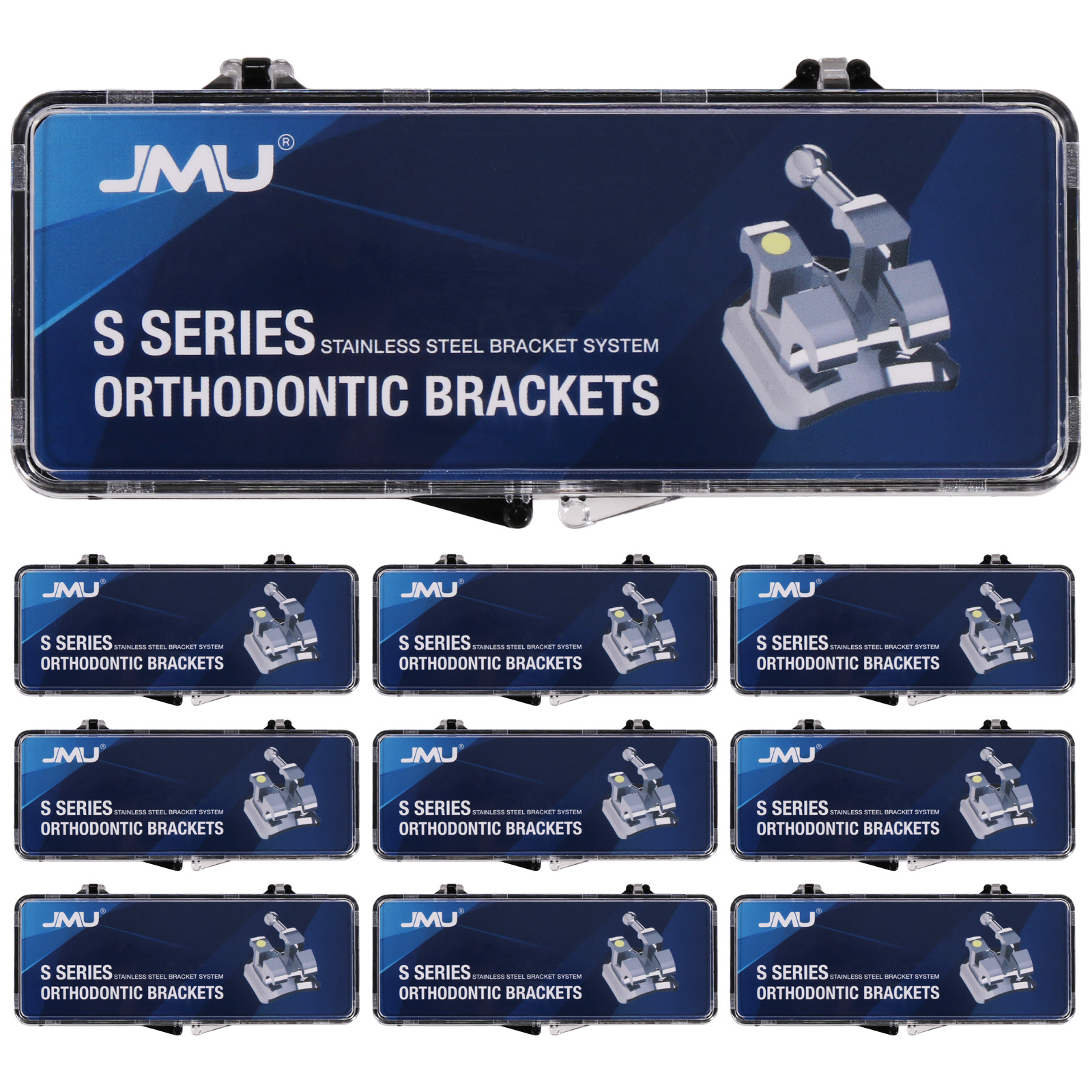 Orthodontic Metal Brackets Standard Roth/MBT Braces .022/.018 Hooks 3-4-5 20/Set