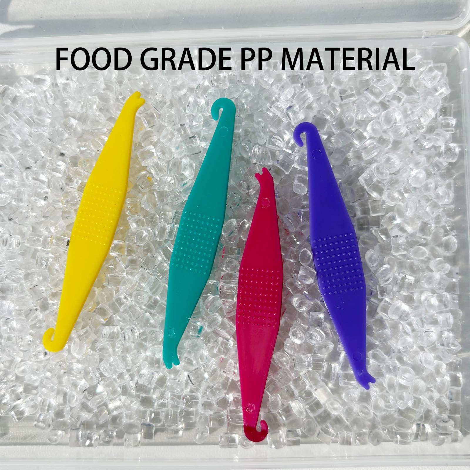 100PCS Elastic Rubber Bands Placers Tool for Braces,Colorful Disposable Plast…
