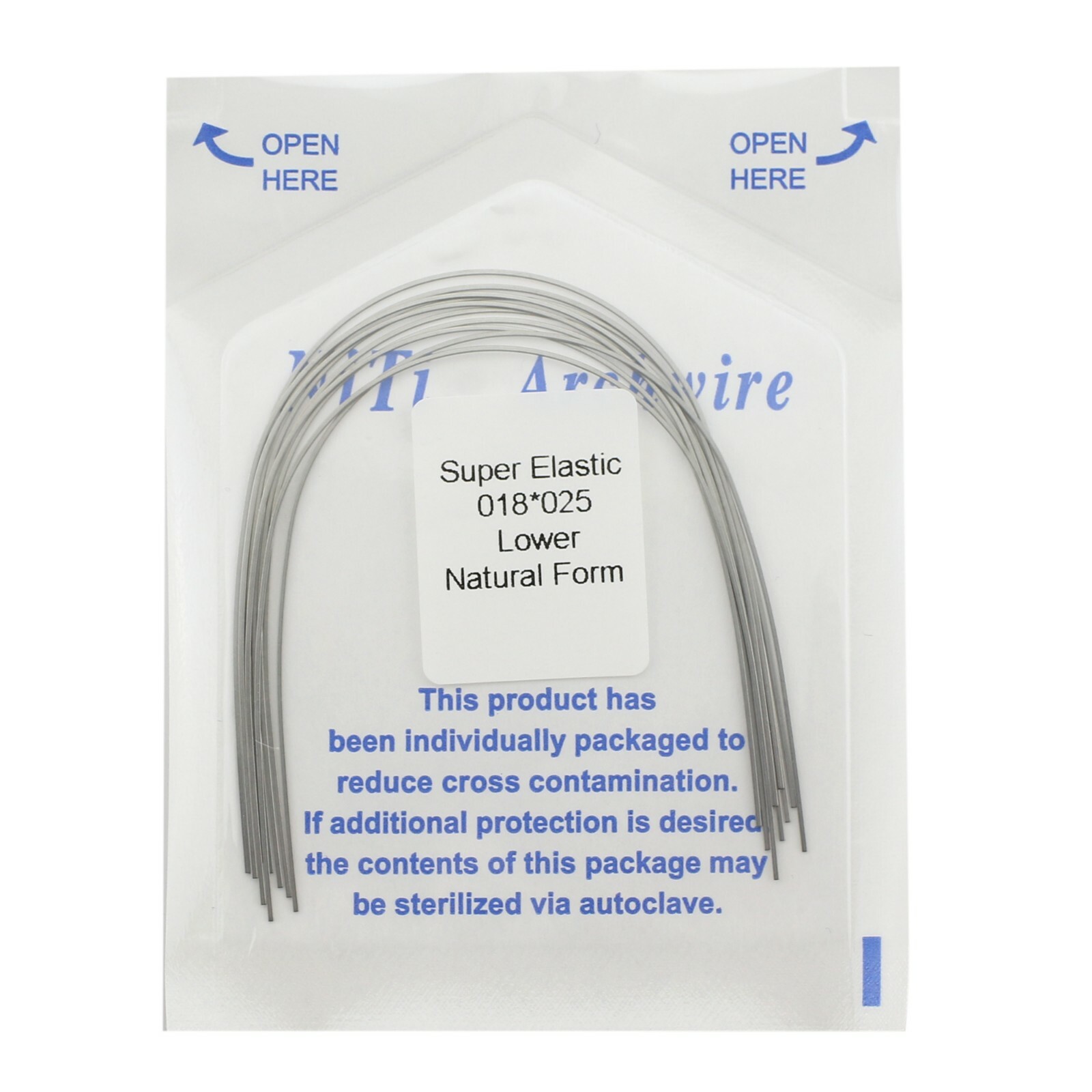 Orthodontic Arch Wires Dental Niti Super Elastic Rectangular Natural Ortodoncia