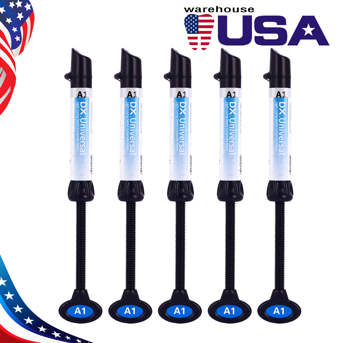 Dental Flowable Light Cure /Universal Composite Resin/Dual cure Resin A1 A2 A3