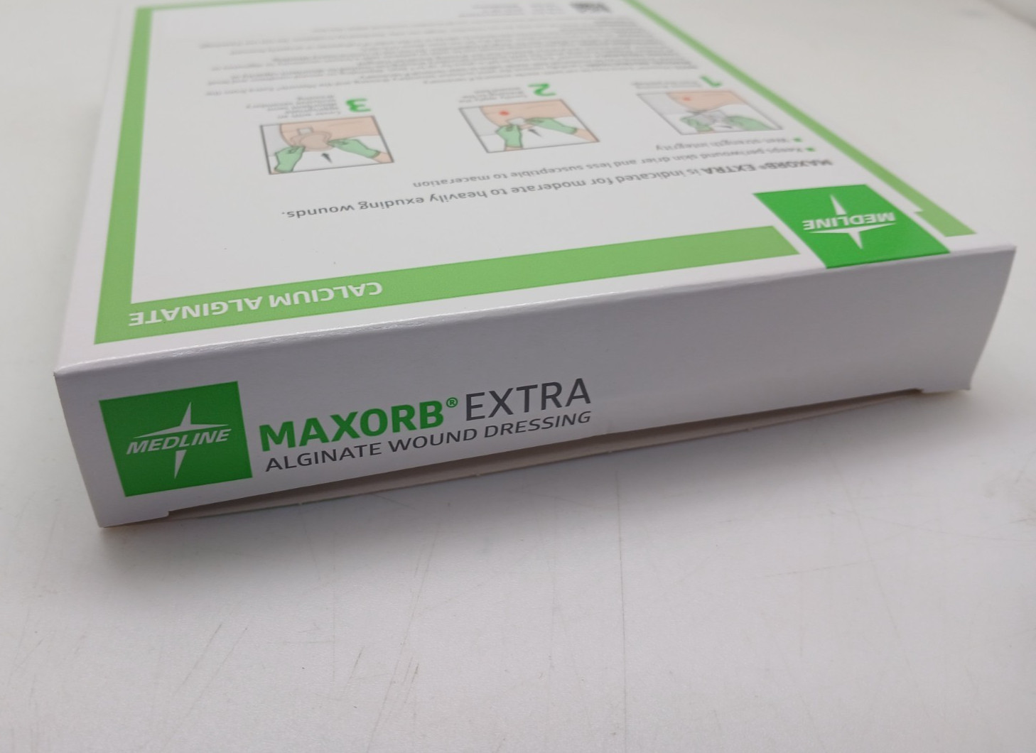 Medline Maxorb Extra Absorbent Wound Dressing 4×4 10/Box Exudate Healing Pad