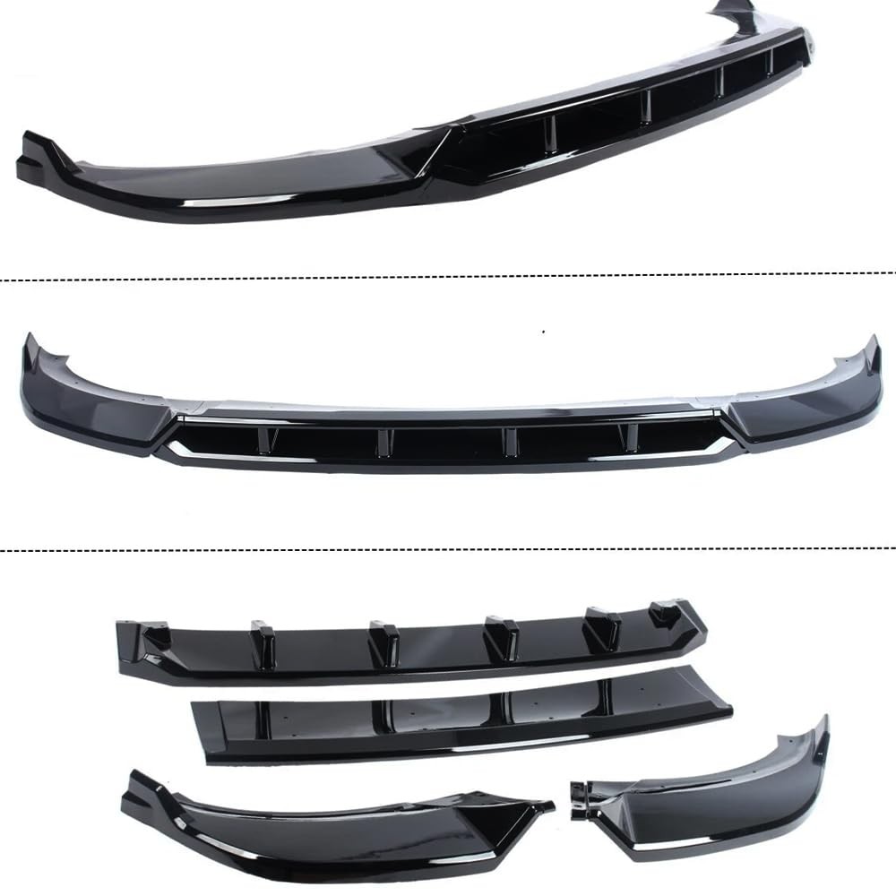 Front Lip Spoiler Air Dam for X3 G01 X4 G02 2022-2024 Glossy Black ABS 4PCS