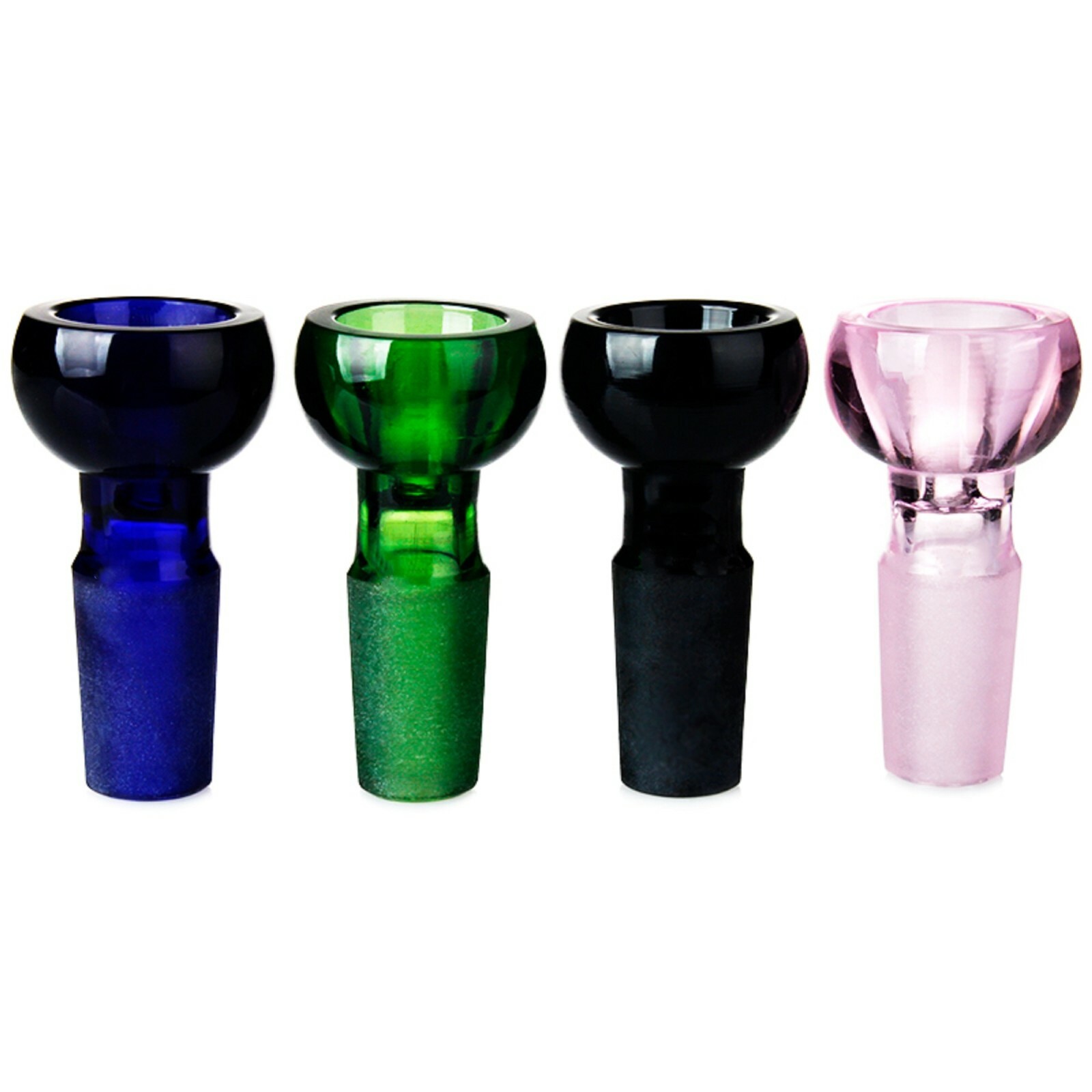 14mm Thick Glass Medium Style with Buds Hole Thick slide downstem bowl