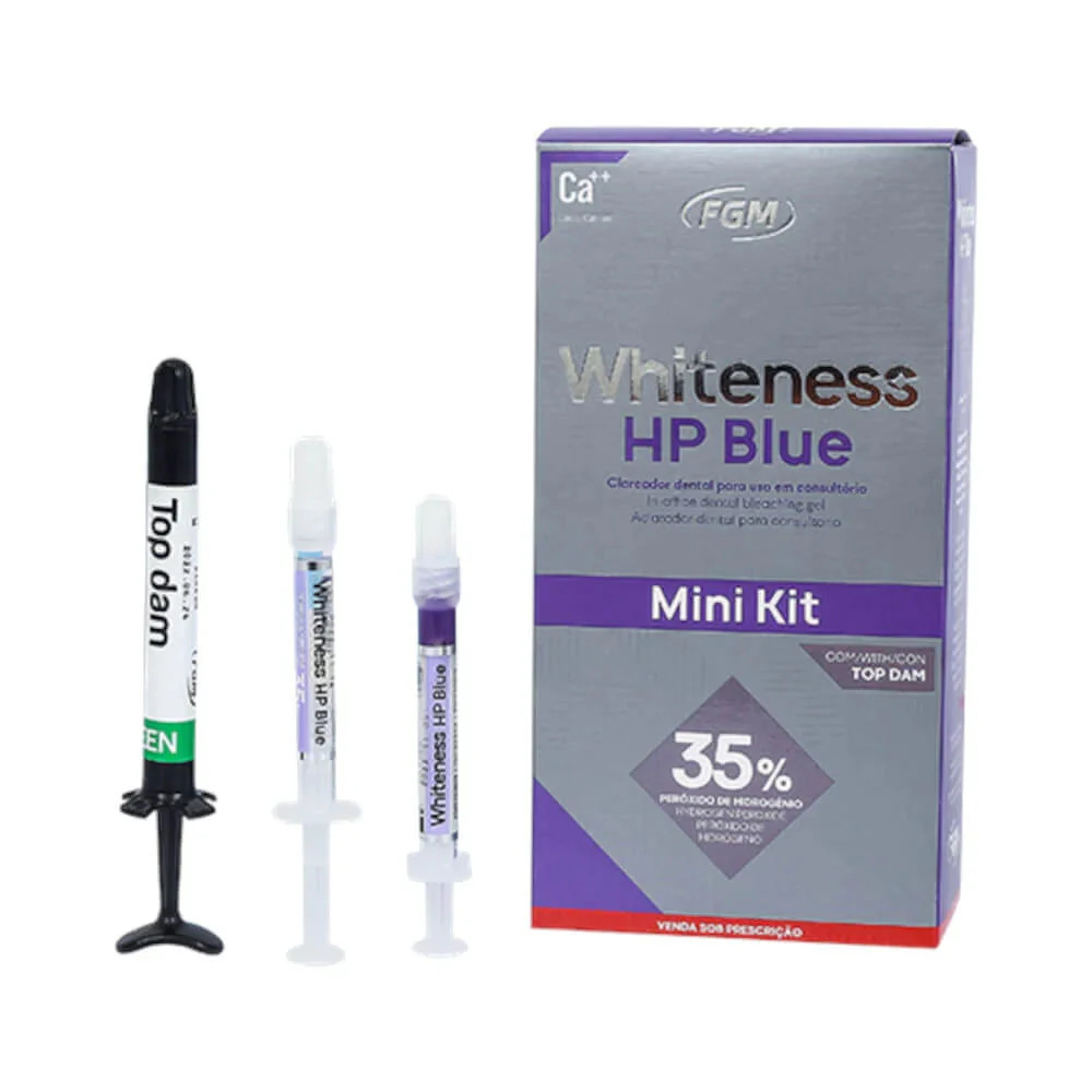 FGM Whiteness HP Maxx Blue in Office 35 Advance Whitening Mini Kit – Free Ship