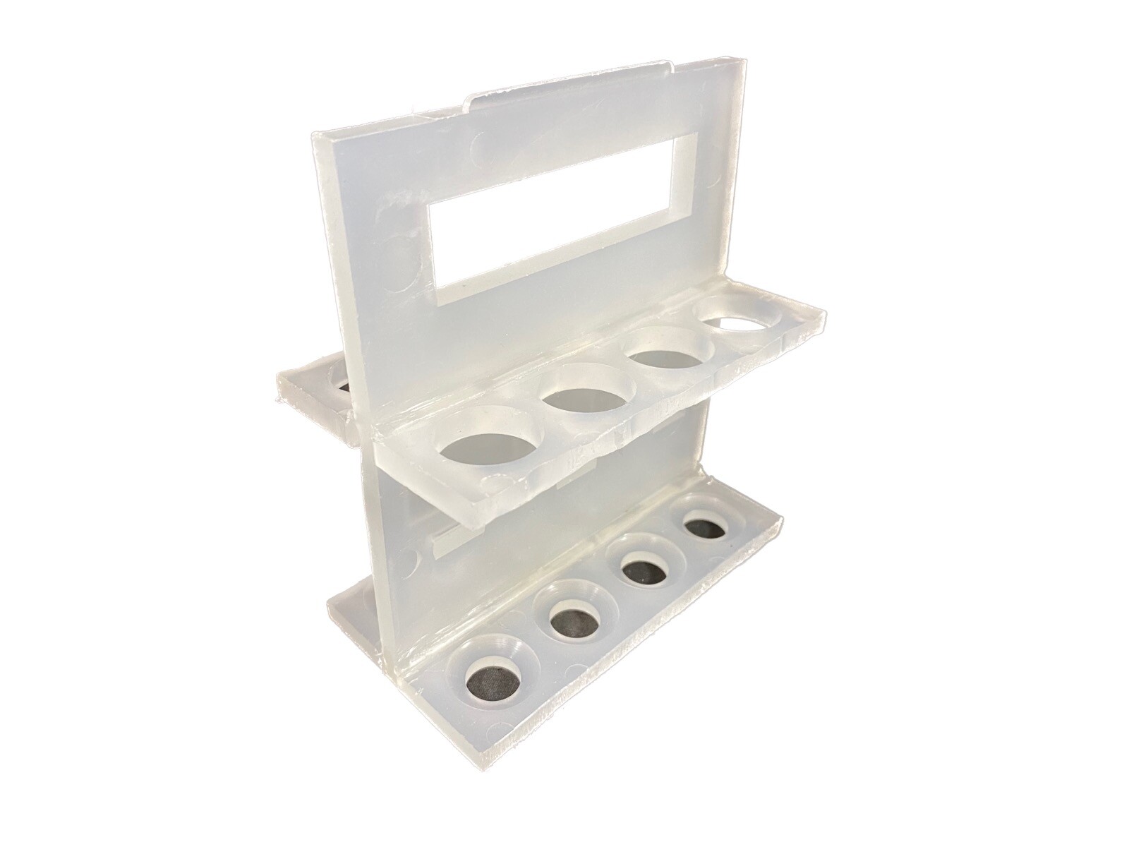 BEL-ART Polypropylene Electrode Rack For 20mm Tubes 2×4 8 Places H18509-0000