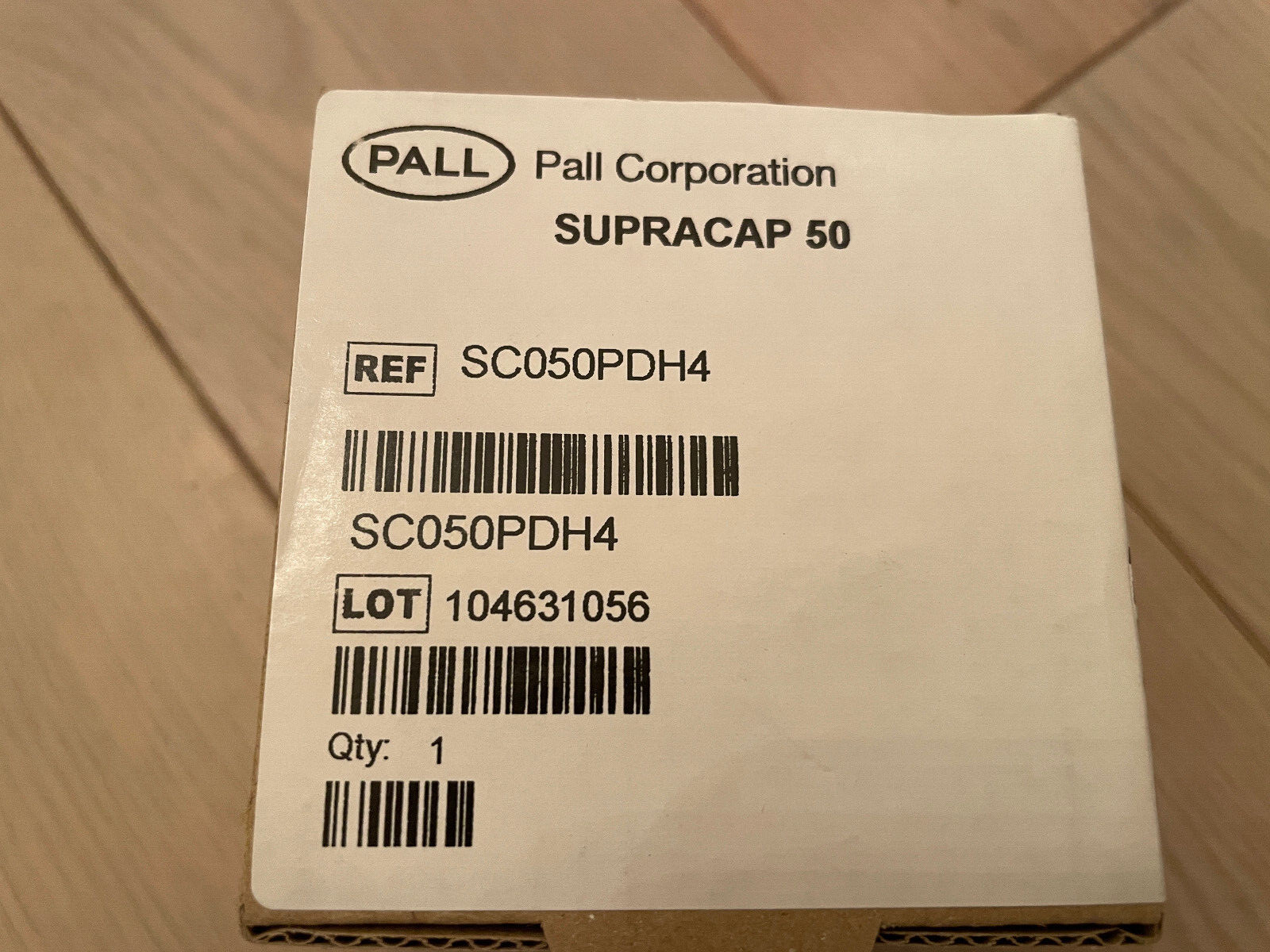 Pall SC050PDH4 Supracap 50 Depth Filter Capsule PDH4 media 0.5-15 µm luer lock