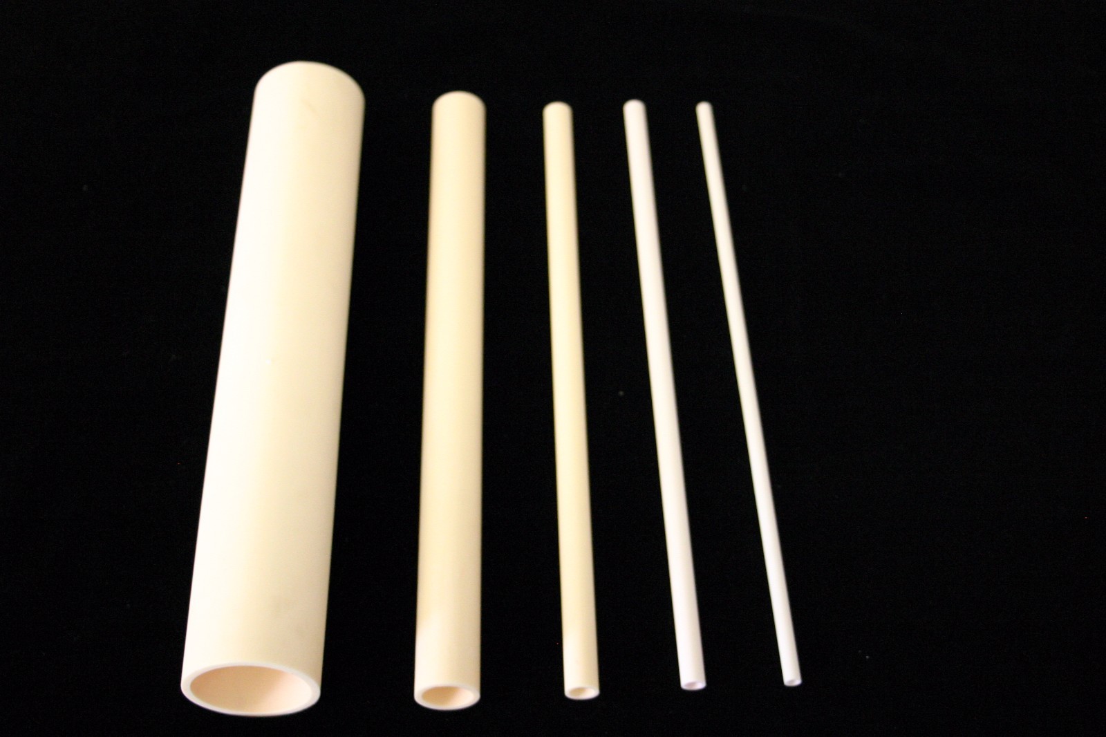 Alumina tube, 1-bore, both-ends-open, OD1/4″(6.35mm)*ID3/16″(4.76mm)*L24″(610mm)