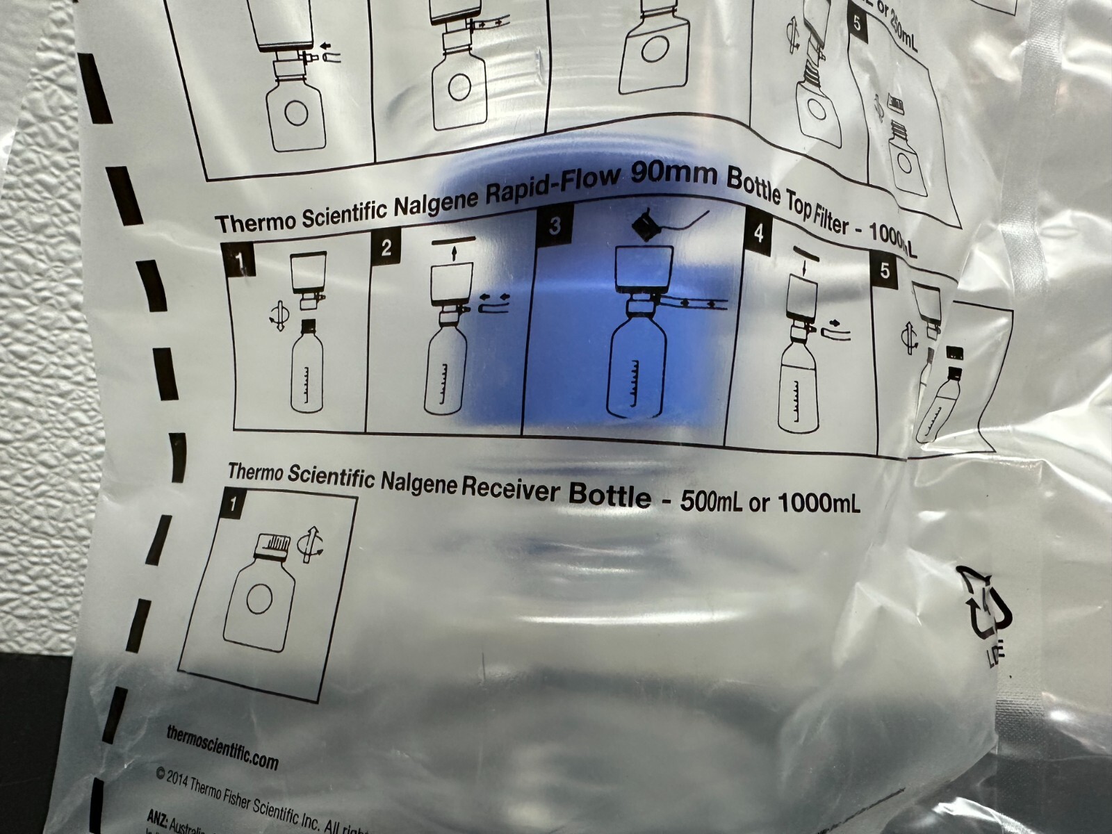 Thermo Scientific Nalgene Filtration 50mm Filter Unit 150mL or 250mL