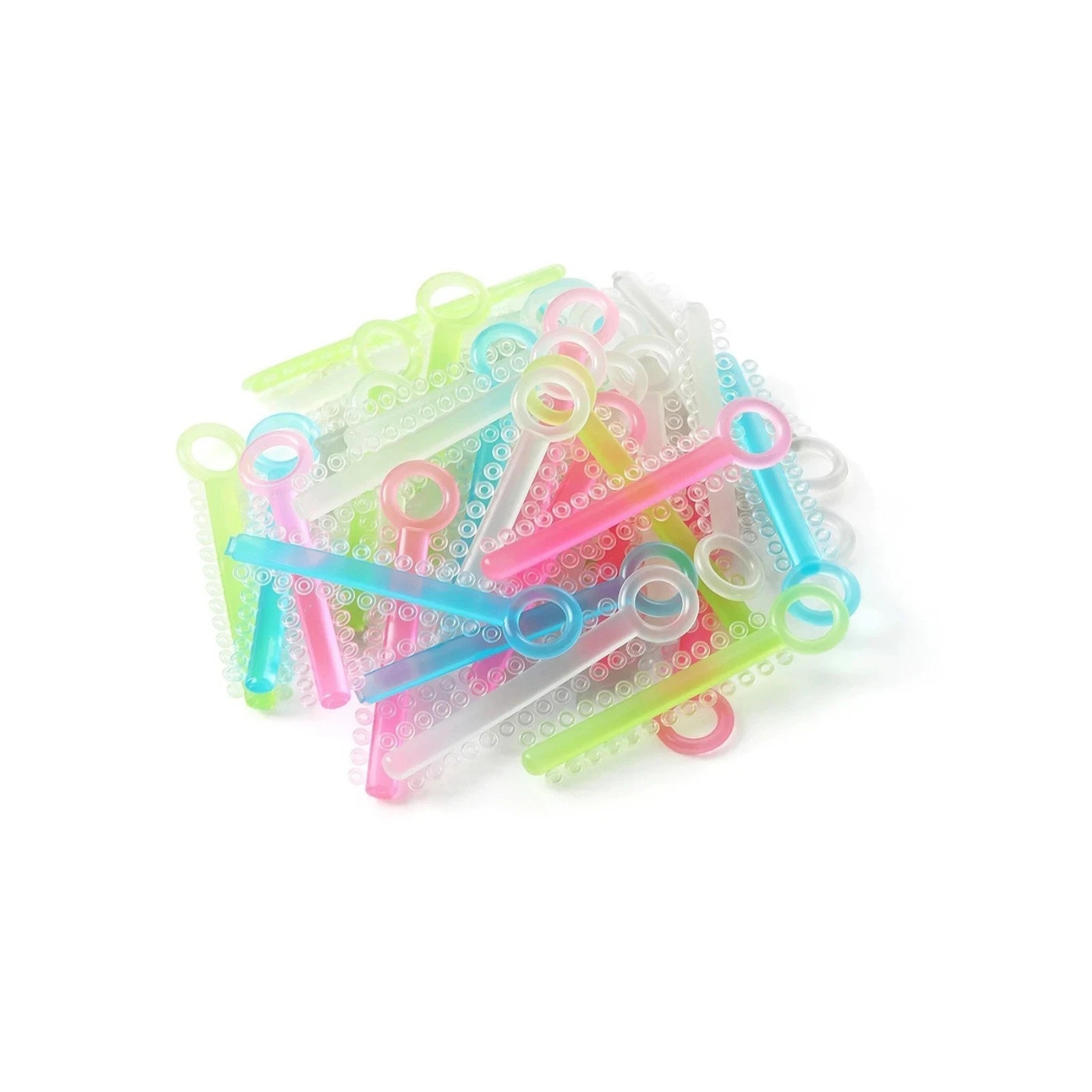 Dental Orthodontic Night-Light Luminous Elastics Ligature Ties Bands Power Chain