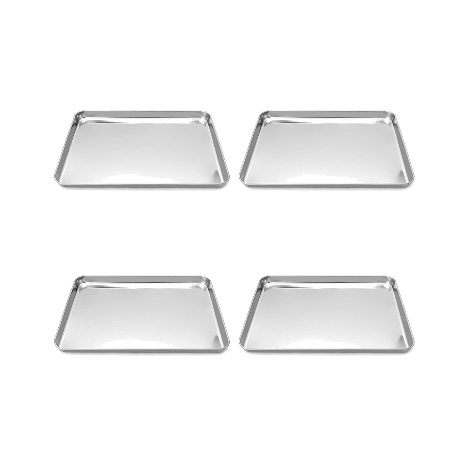 Surgical Tray Set, Lip Design, 15.75 x 11.81 inches, 4 Pack