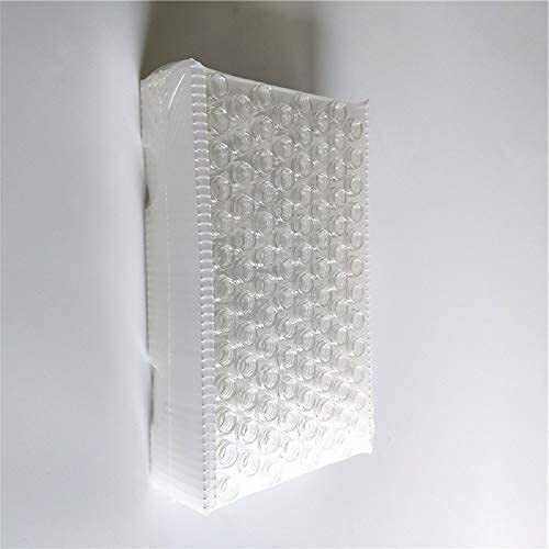 100 Pack 10ml Clear Glass Sample Vials Liquid Sampling Bottles with Screw Caps