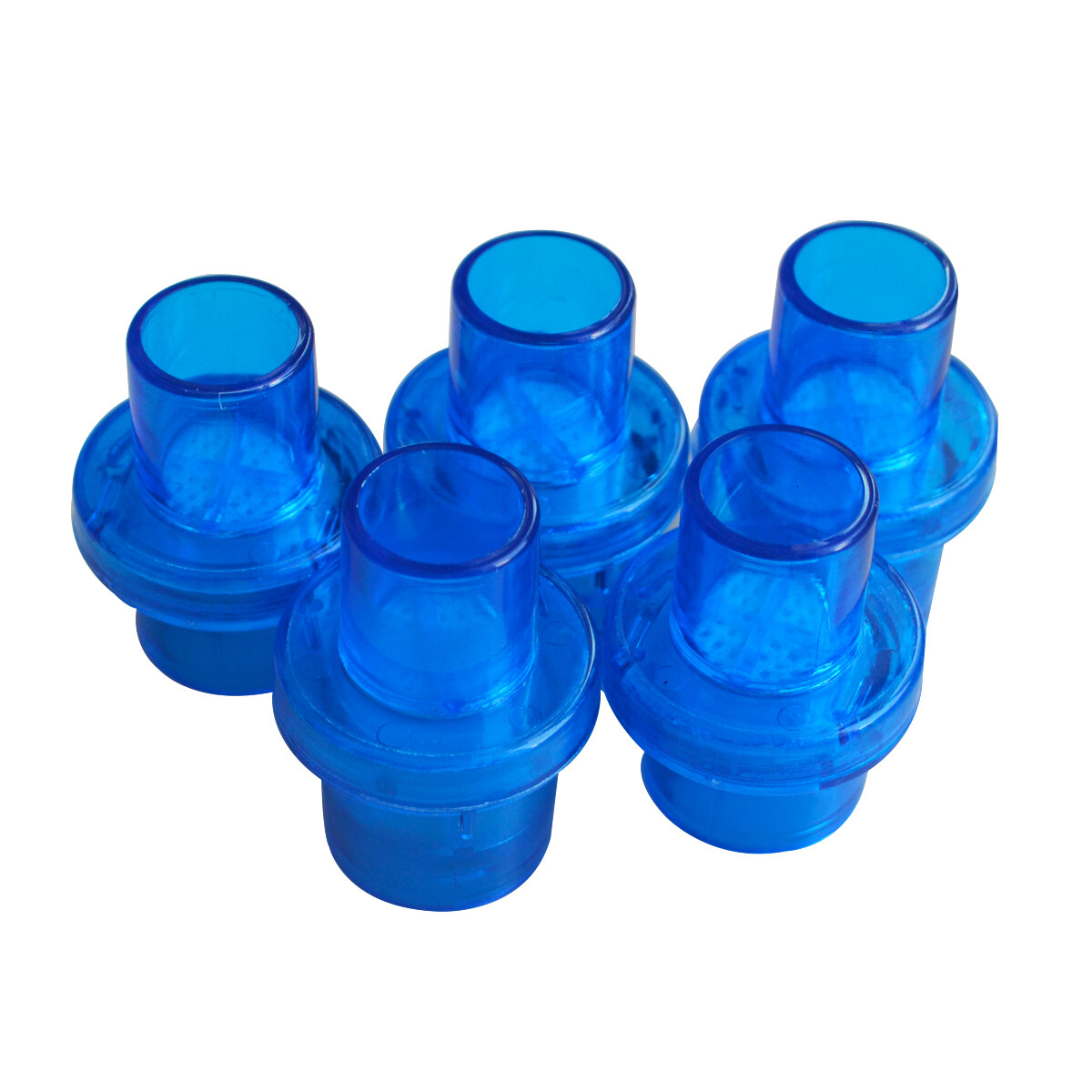 100pcs/pack Oxygen Inlet One-Way Valve For CPR Face Shields AED Training Green