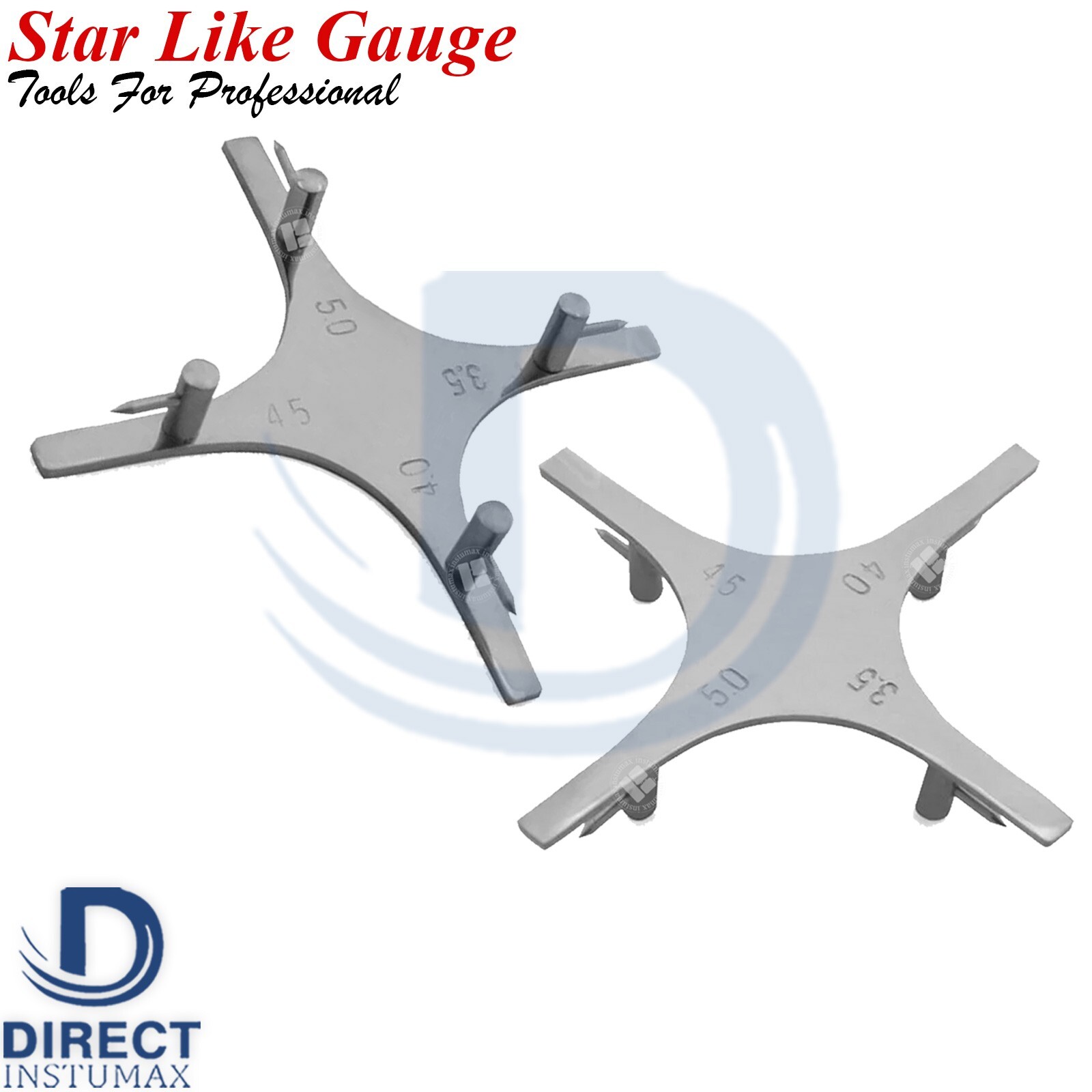 Bracket Positioning Star-Like Gauge – Orthodontic Dental Instruments for Precisi