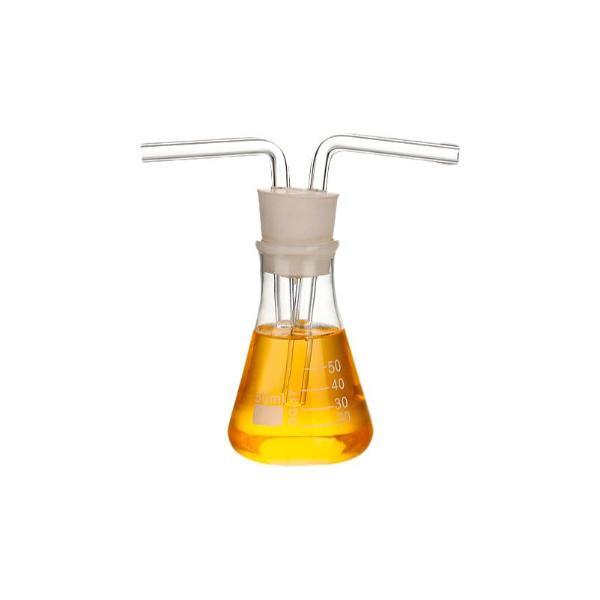 Triangle Gas Washing Bottle 100ml-2000ml Erlenmeyer Flask Lab Supply Glassware