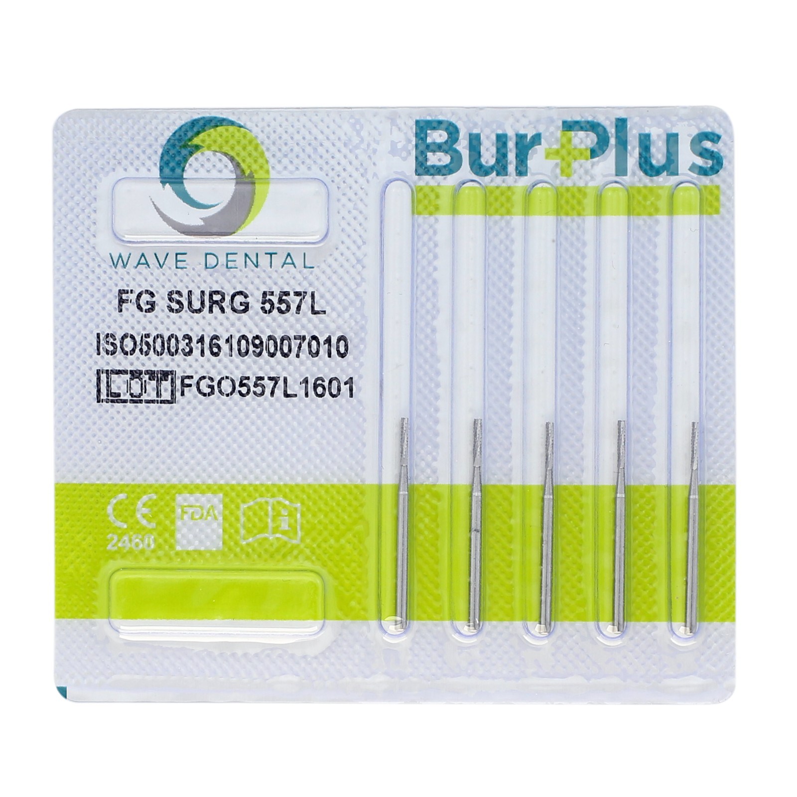 Wave Dental Carbide Burs Friction Grip FG 19mm FGOS Surgical 25mm Ball Pear 330