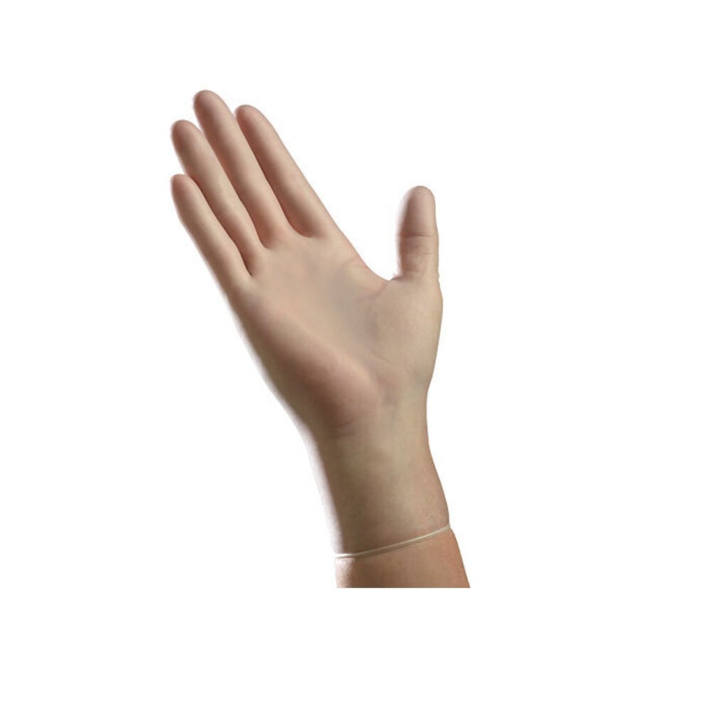 MILS Vinyl Powder Free Exam Glove, Large, Non-sterile