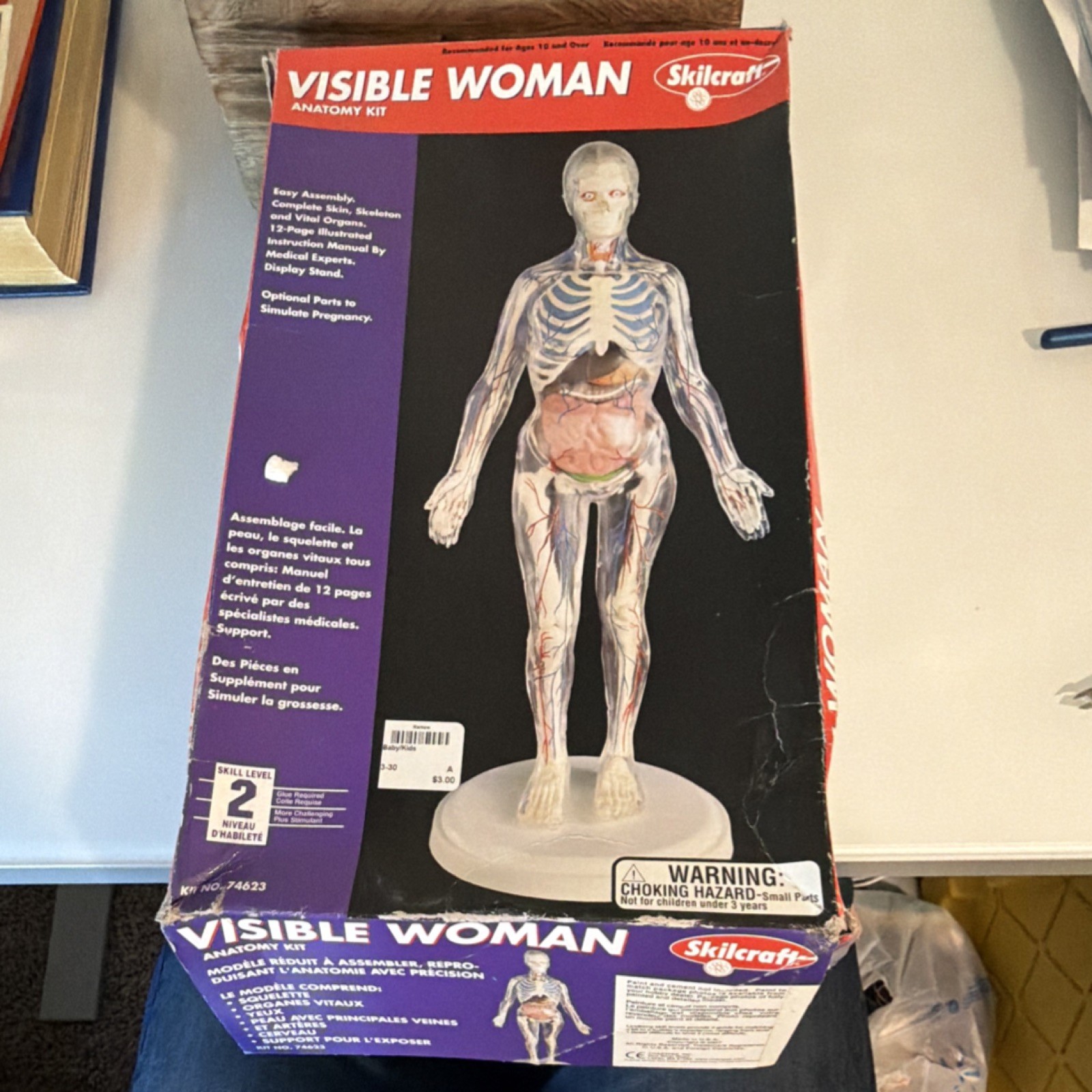 Skilcraft Visible Woman Anatomy Kit Educational Biological Laboratory Model