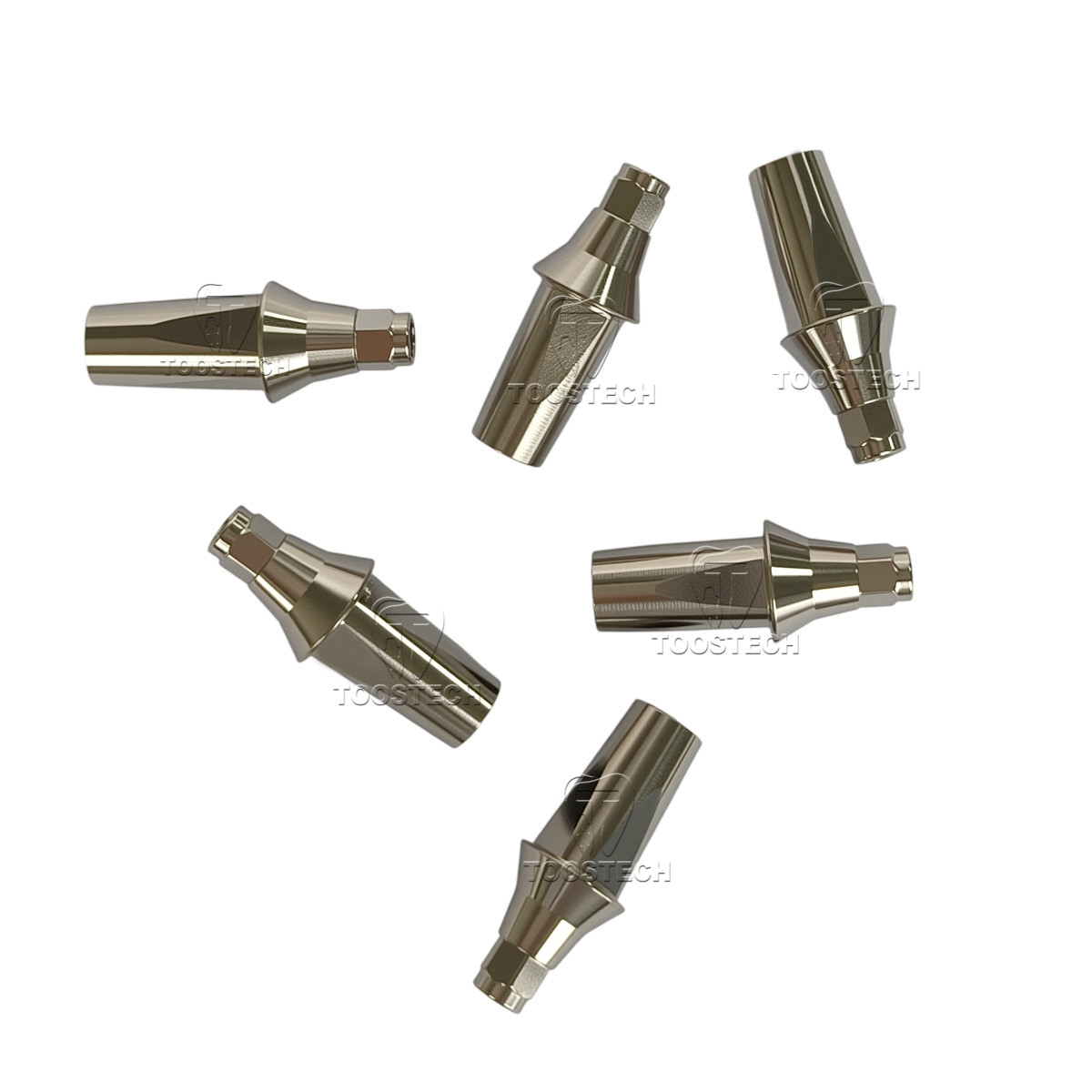 Titanium straight abutment Ti cemented standard abutment compatible with ICX