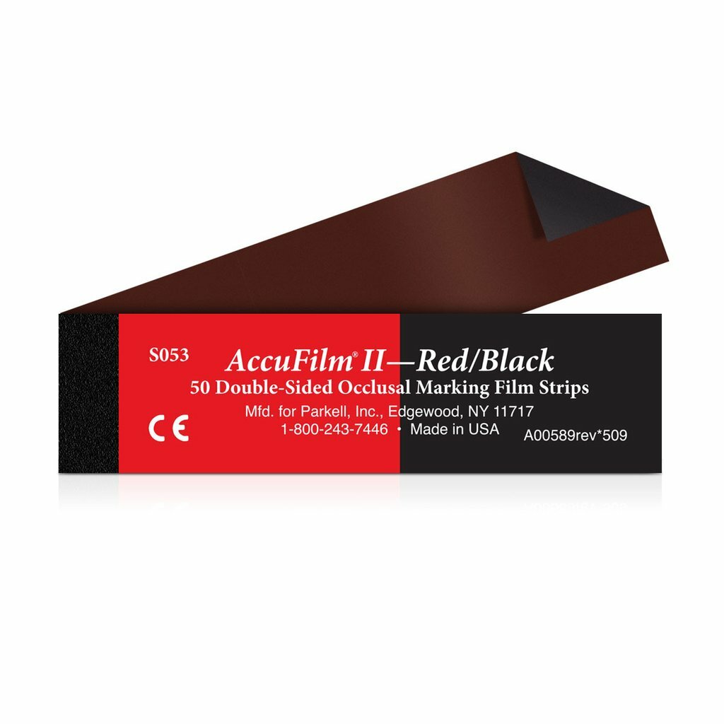 AccuFilm II Booklet Red/Black (5 Booklets Of 50) S053 250