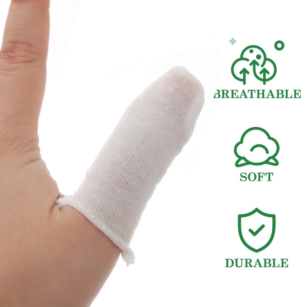 150 Pcs Breathable Elastic Reusable Finger Covers Fingertip Protector
