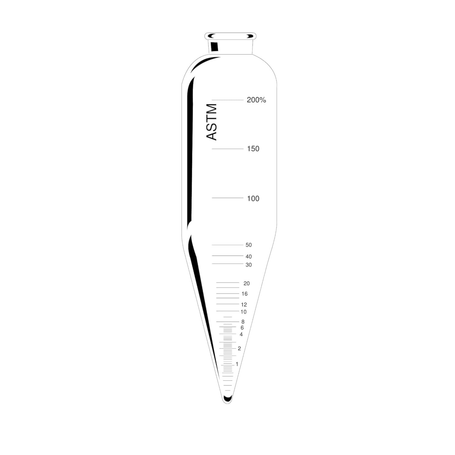 Professional Precision Oil Centrifuge Tube – 6″