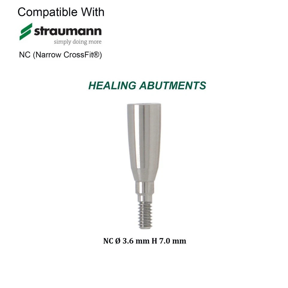 US Conical Connection Healing Cap Abutment NC RC Fit Straumann ITI BL BLT Dental