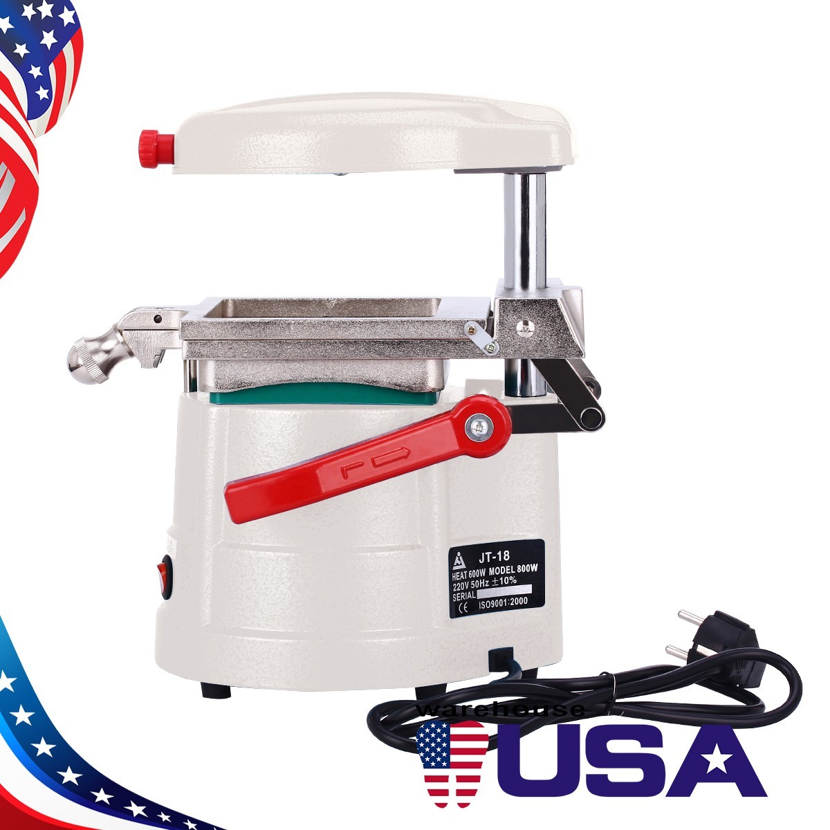 Dental Vacuum Molding Forming Machine Former Heat Thermoforming Lab Equipment