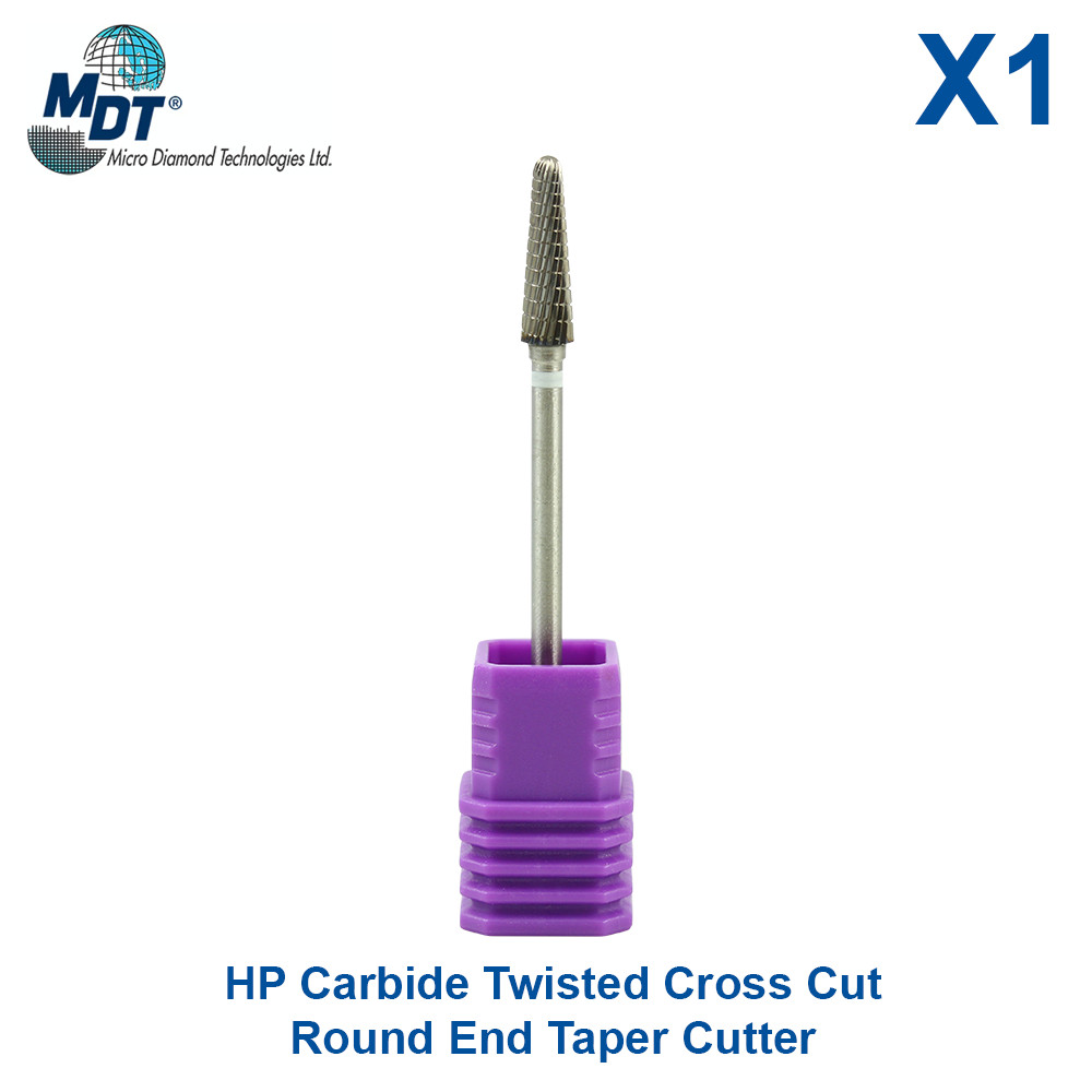 Dental MDT HP Carbide Cutter Twisted Cut With Fine Cross Cut Ø4.0mmX15.0mm