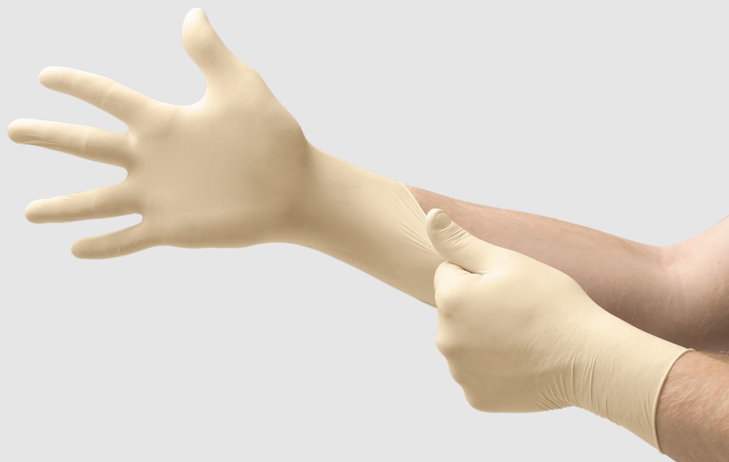 *100-Gloves* Ansell Micro-Touch Dermaclean PF Exam Gloves Latex X-Small 3180-1
