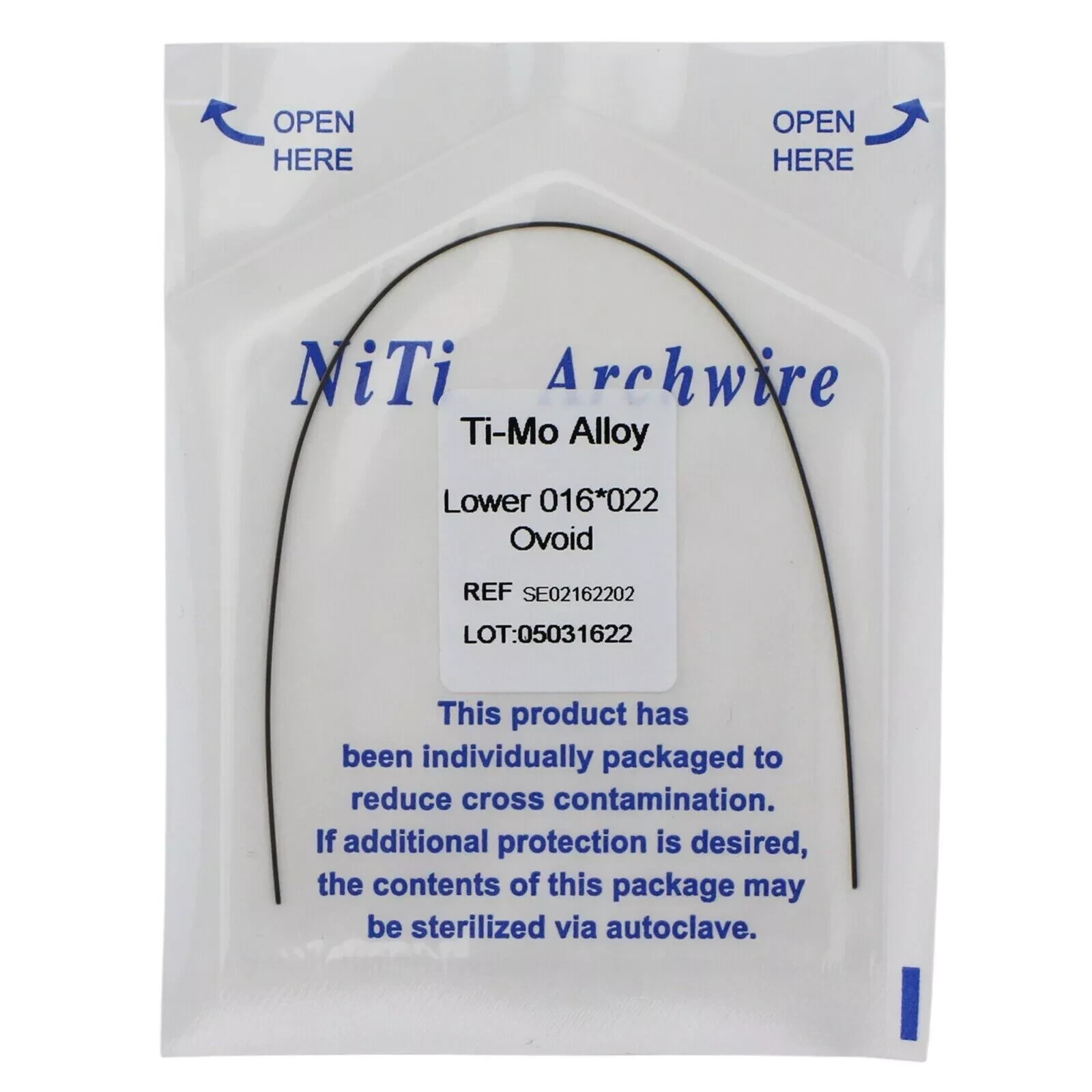 Dental Orthodontic Round/Rectangular TMA Titanium Alloy Arch Wire Upper/Lower