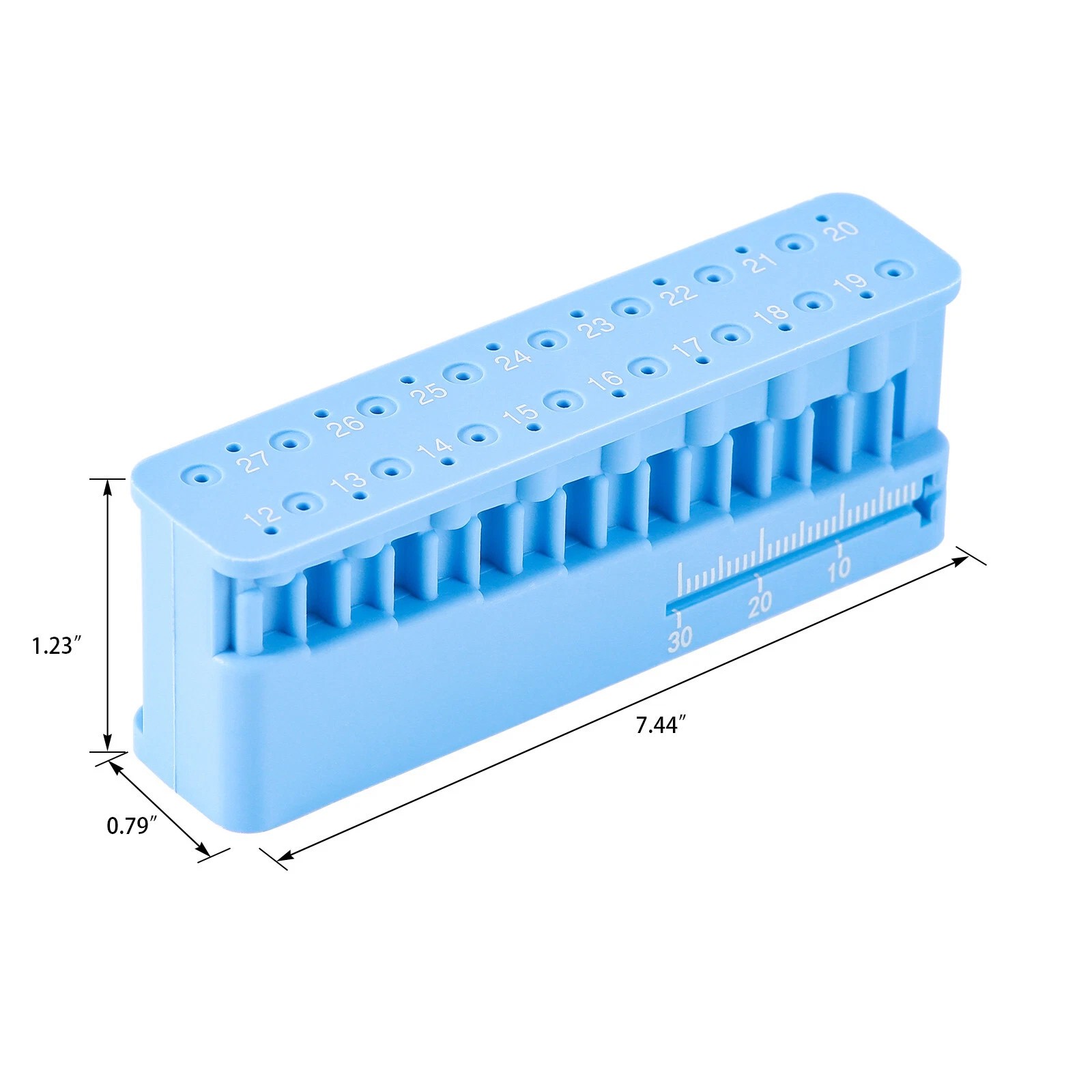 Dental Endo Measuring Block Tools Accessory Files Holder Ruler Autoclavable L/S