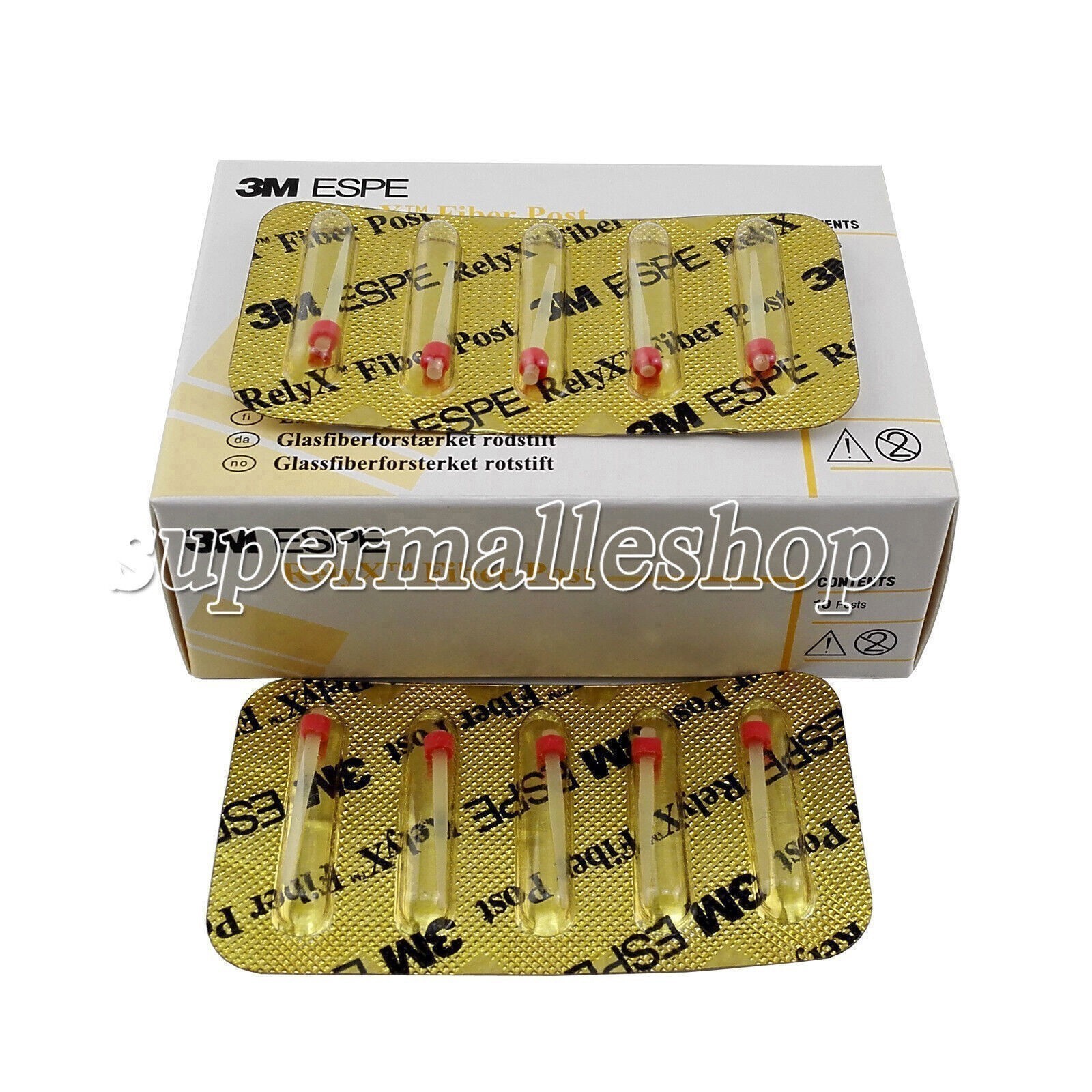 Dental Endodontic Rely X Fiber Post Glass/Post Drills 1.1mm 1.3mm 1.6mm 1.9mm