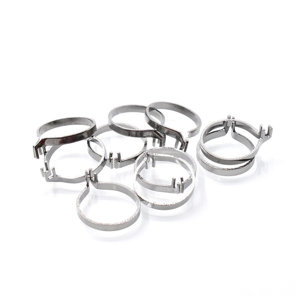 10* Dental Sectional Contoured Matrice Matrix Ring Clamp Clamp Wedge Separator
