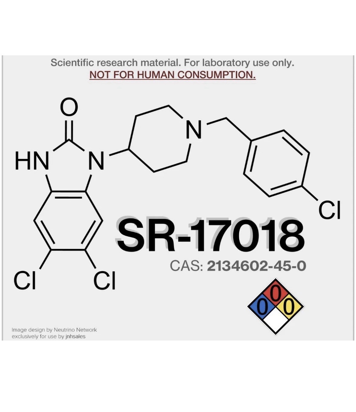 SR-17018 “40Count-50mg Each Not For Human Consumption