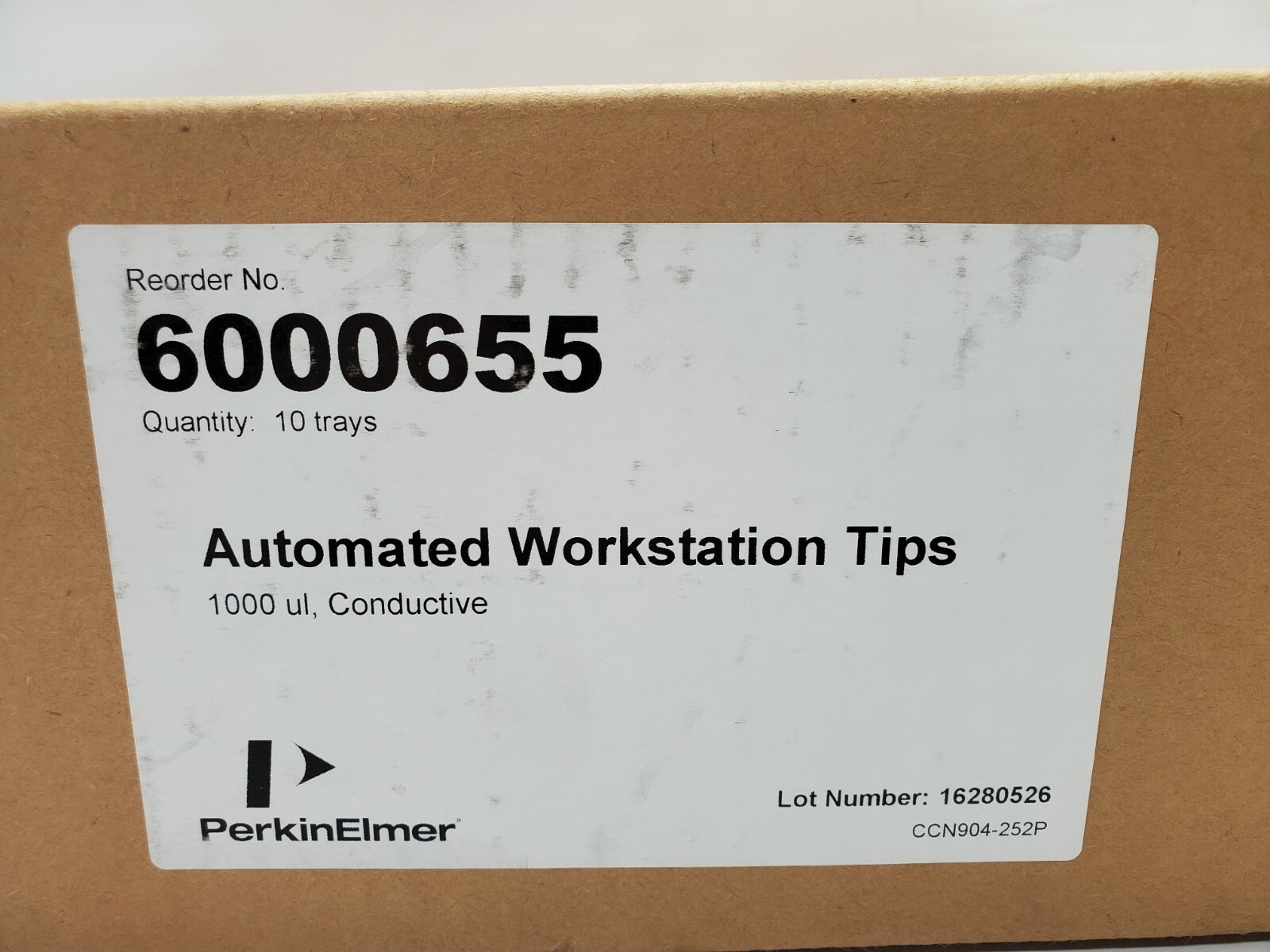 Perkin Elmer 6000655 Automated Workstation Tips, Case / 10 Trays
