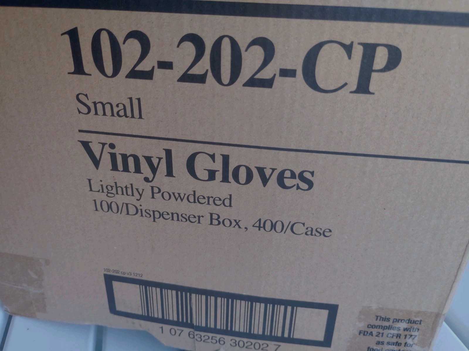 Vinyl Gloves Job Select Small Lightly Powered Food Handler Grade Case of 400