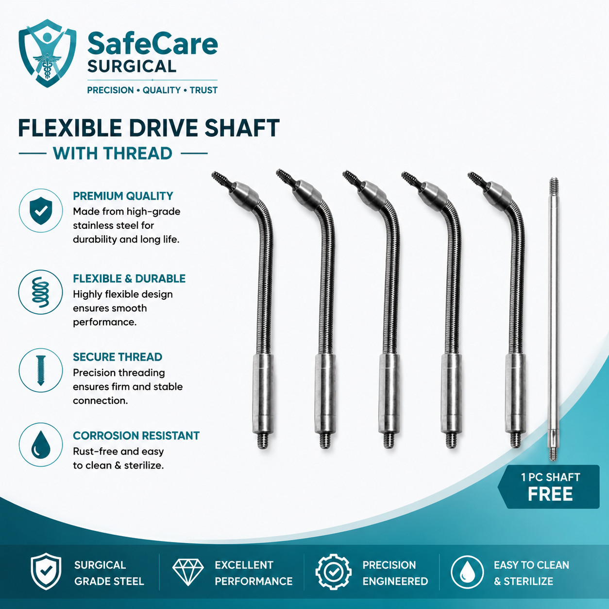 Share EXTRA SHAFT ASSEMBLY FOR AUTOMATRIX AUTOMATE III TIGHTENING DEVICE 5 pcs