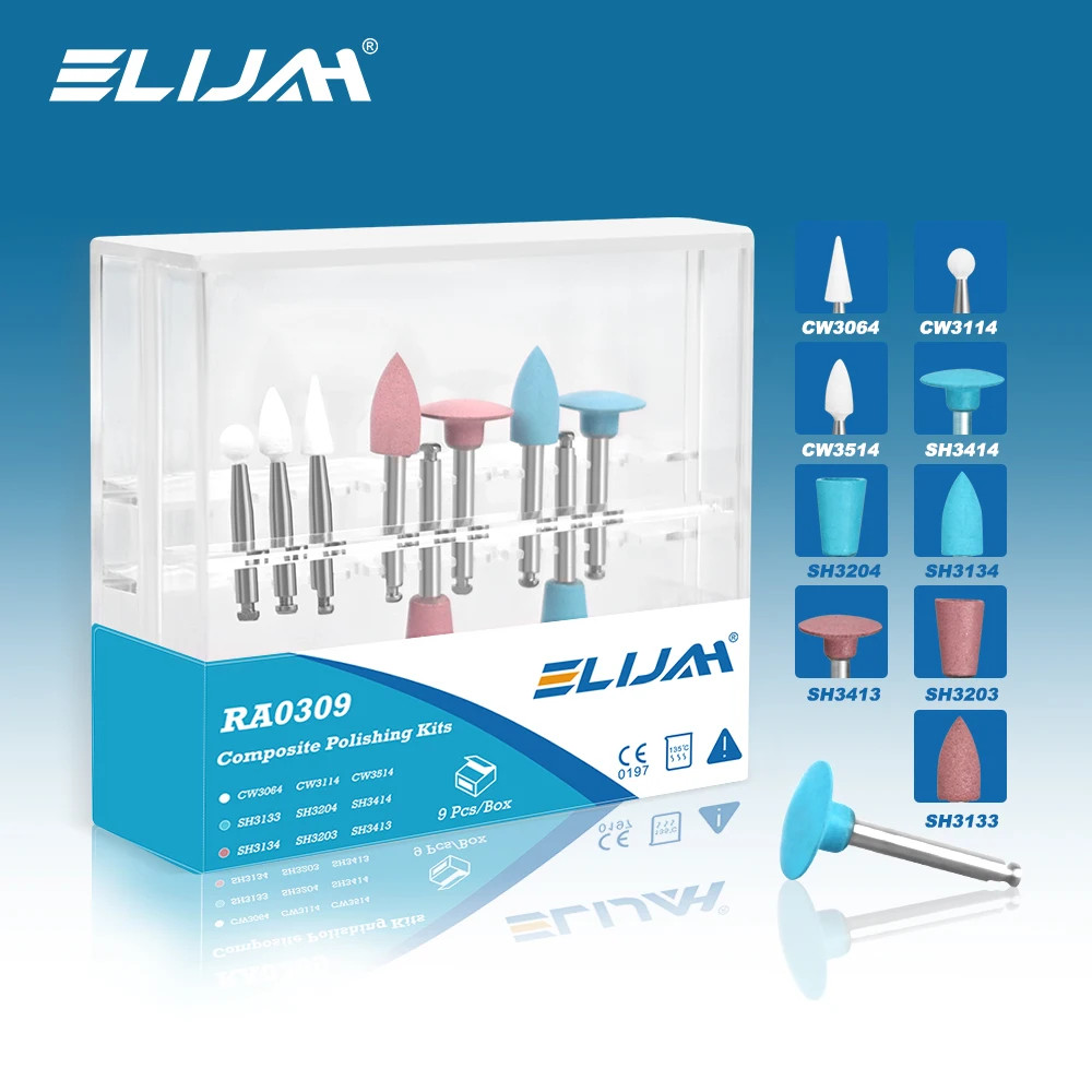 5Sets Dental Composite Polishing Kit RA0309 for Low-Speed Handpiece Contra Angle