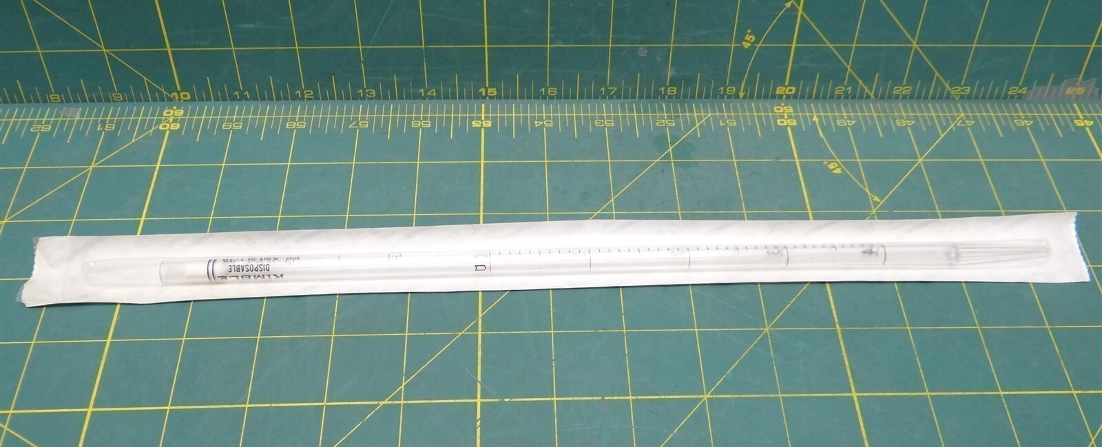 Lot of 9 Kimble Disposable 5 ml Plastic Serological Pipettes PN 72120-5110