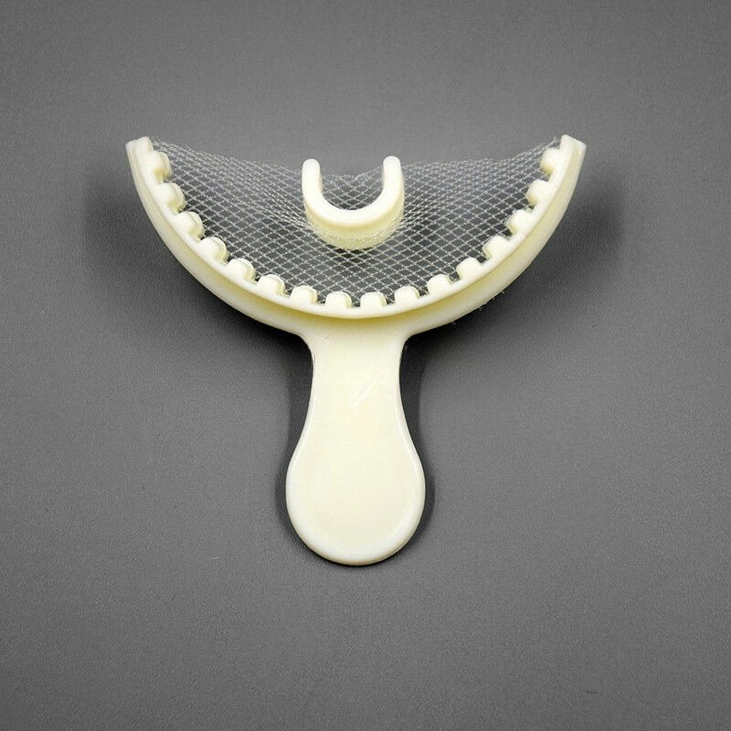 100 Pcs Anterior Bite Registration Trays Disposable Dental Triple Impression