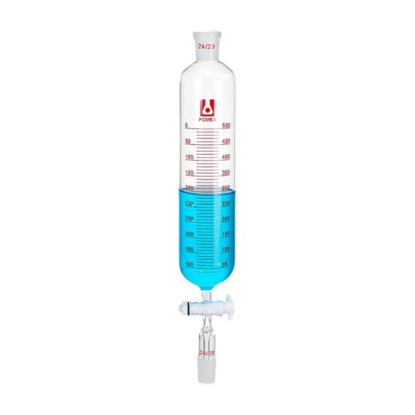 25ml-1000ml Cylindrical Separating Funnel Double Standard Jointed Glassware
