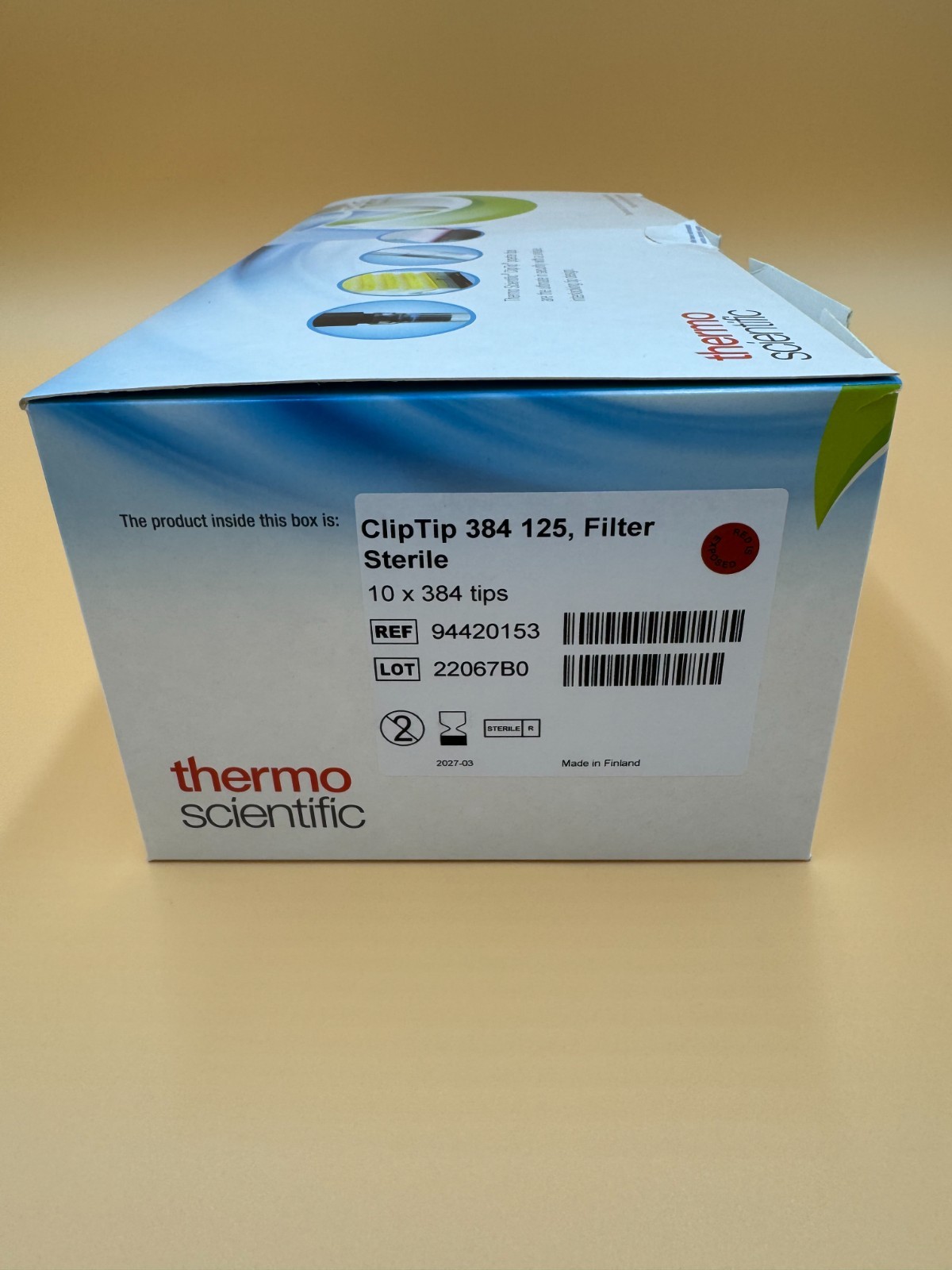 Thermo Scientific 94420153 – ClipTip 384 125ul Filter Sterile 10×384 Tips (Case)