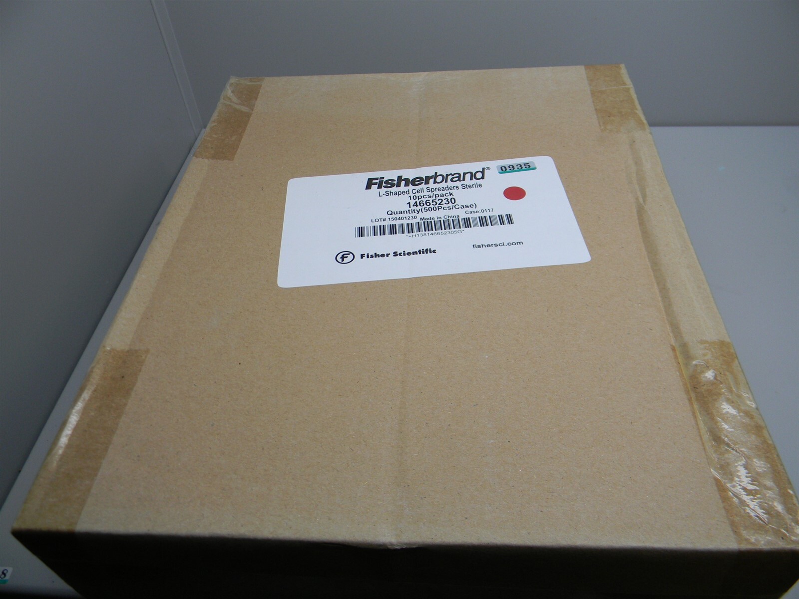 Fisherbrand™ L-Shaped Cell Spreaders Case of 500 P/N 14-665-230