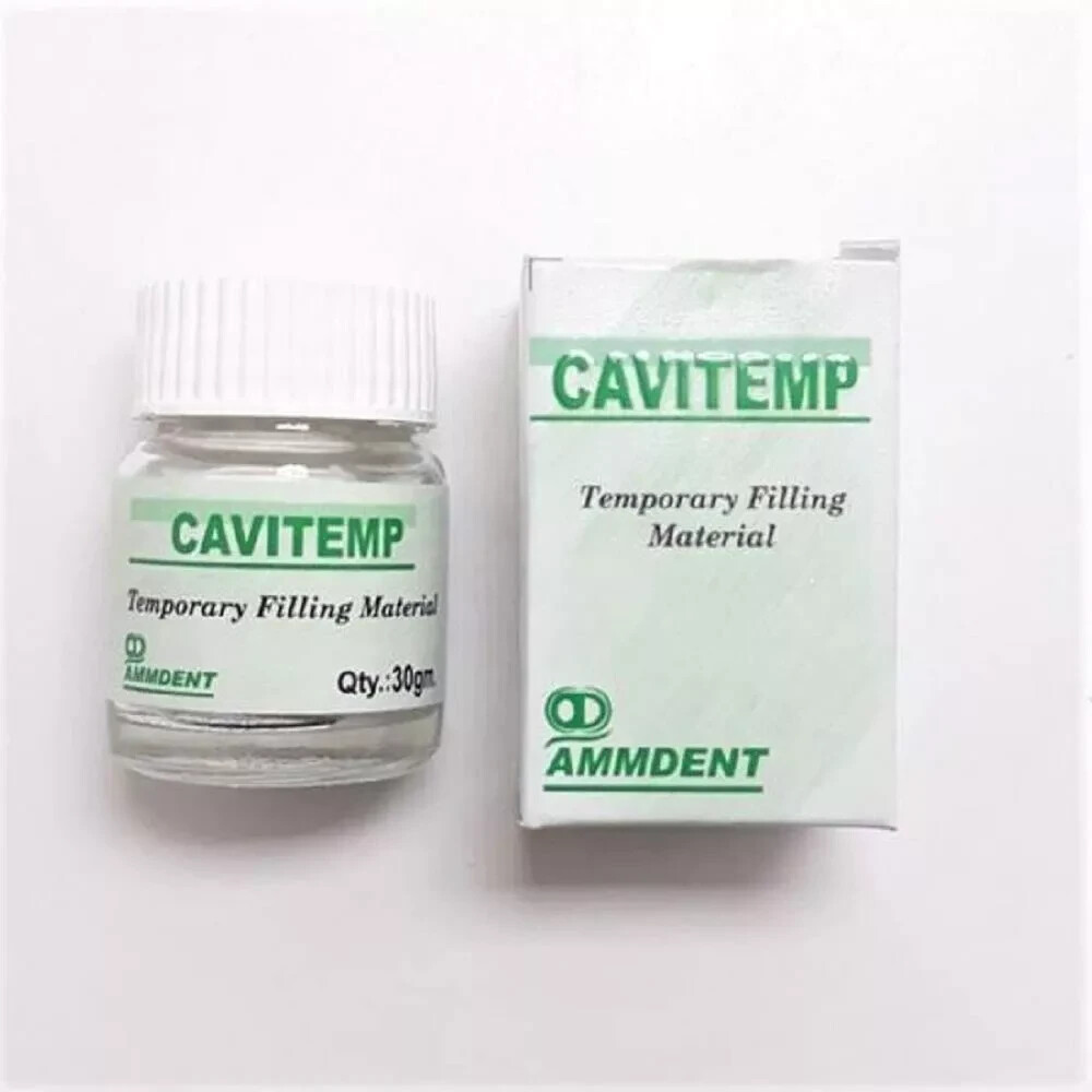 Ammdent Cavitemp Dental Temporary Filling Material Cement 30 gram
