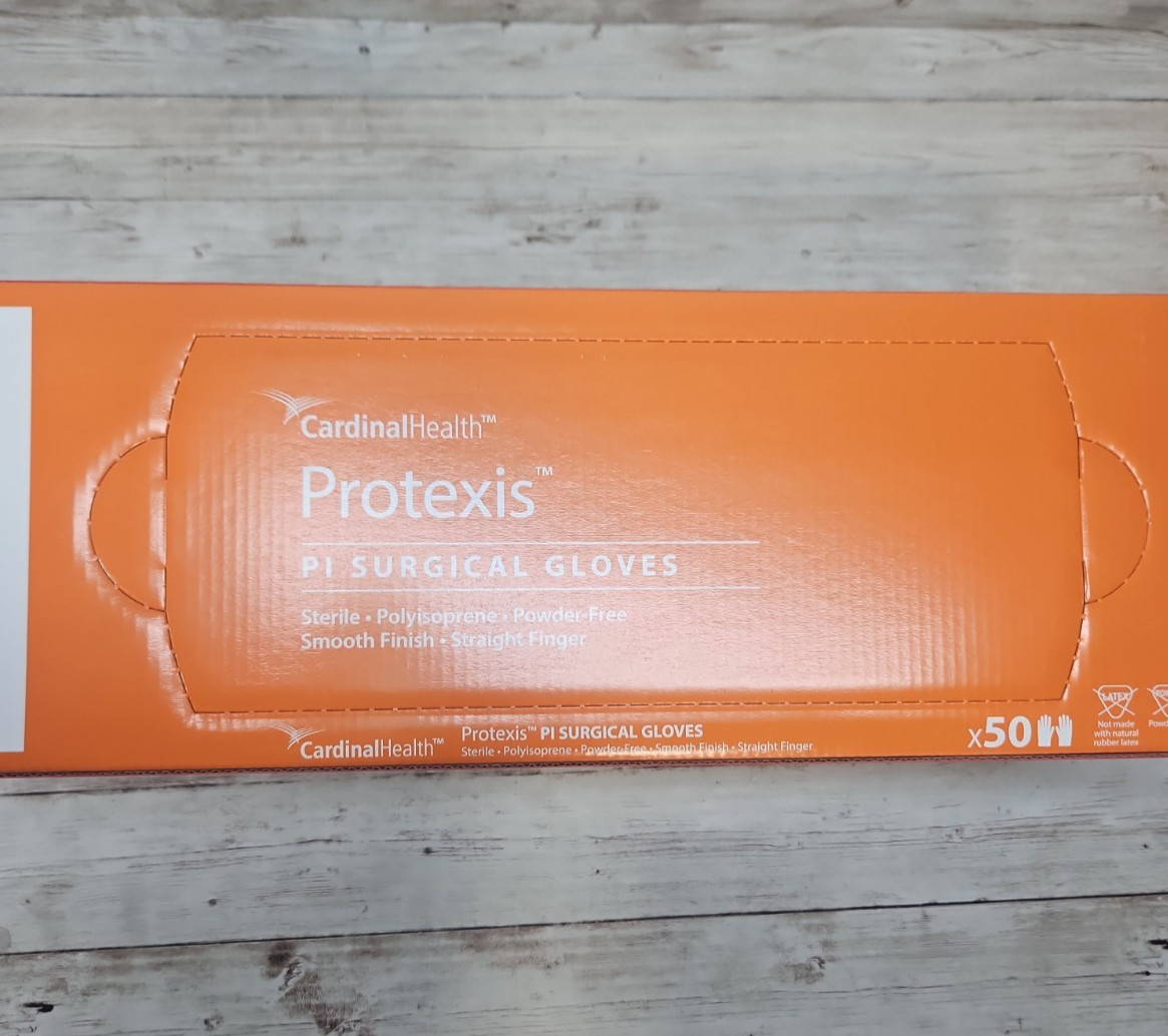 Protexis PI Surgical Gloves *1 Box 50 Pair* Cardinal Size: 7.5 Exp: 12/27