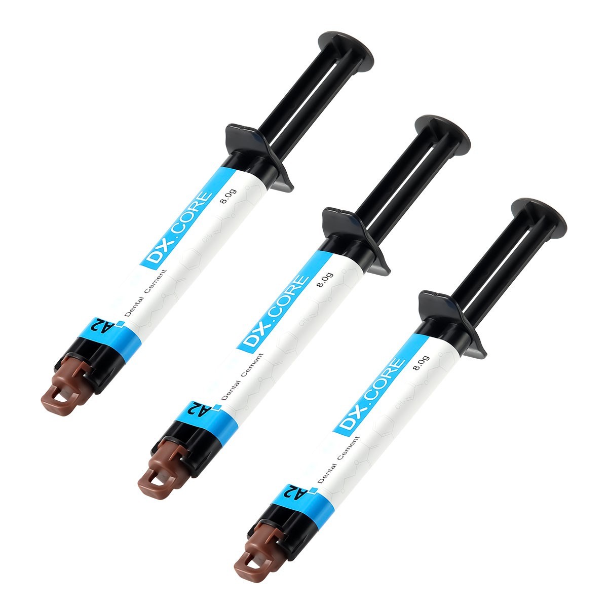 Dentex Dental Dual Cure Flowable Composite Resin A2 Core Build Up Syringe