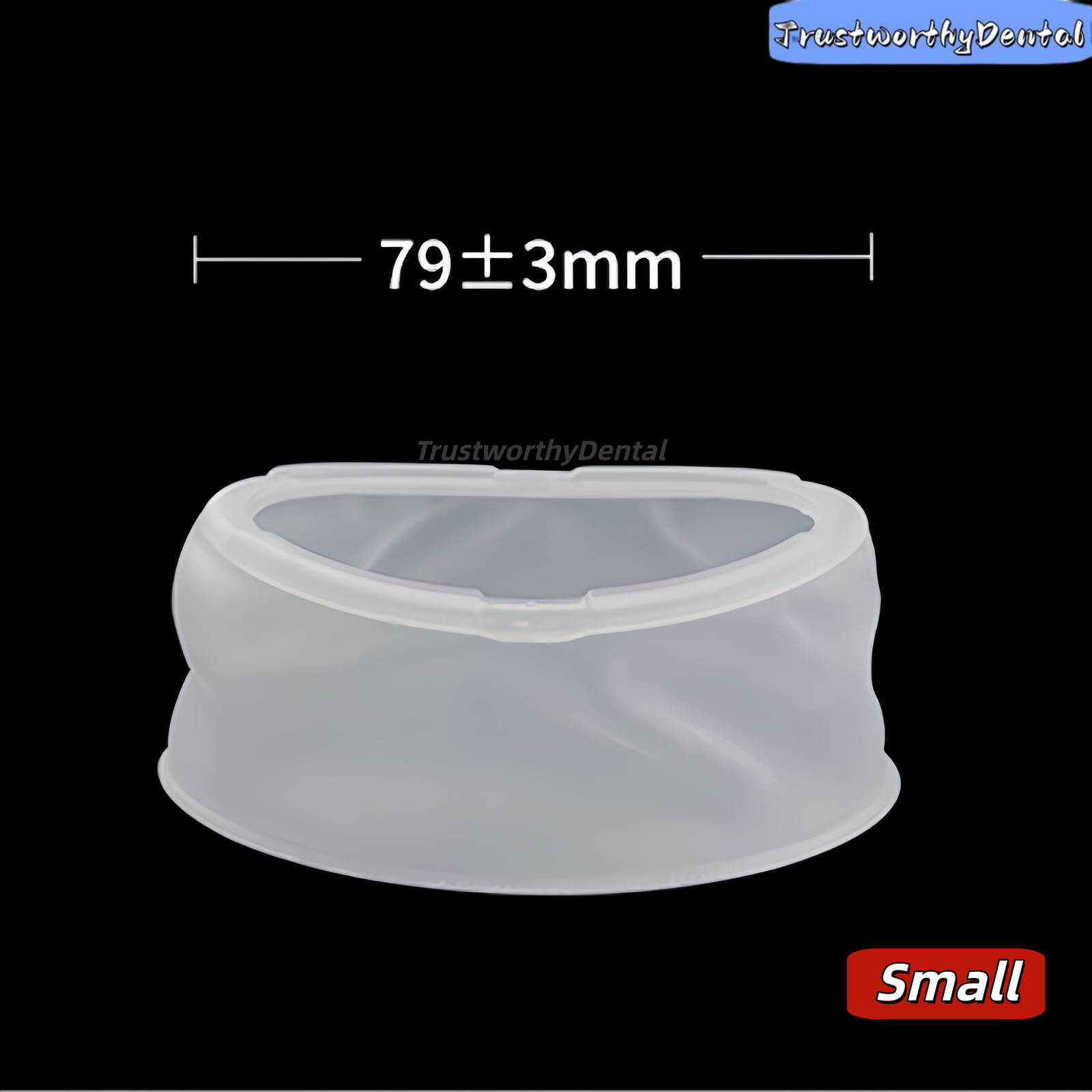 Dental Rubber Mouth Opener Cheek Retractors Non-Latex O Shape Expander S M