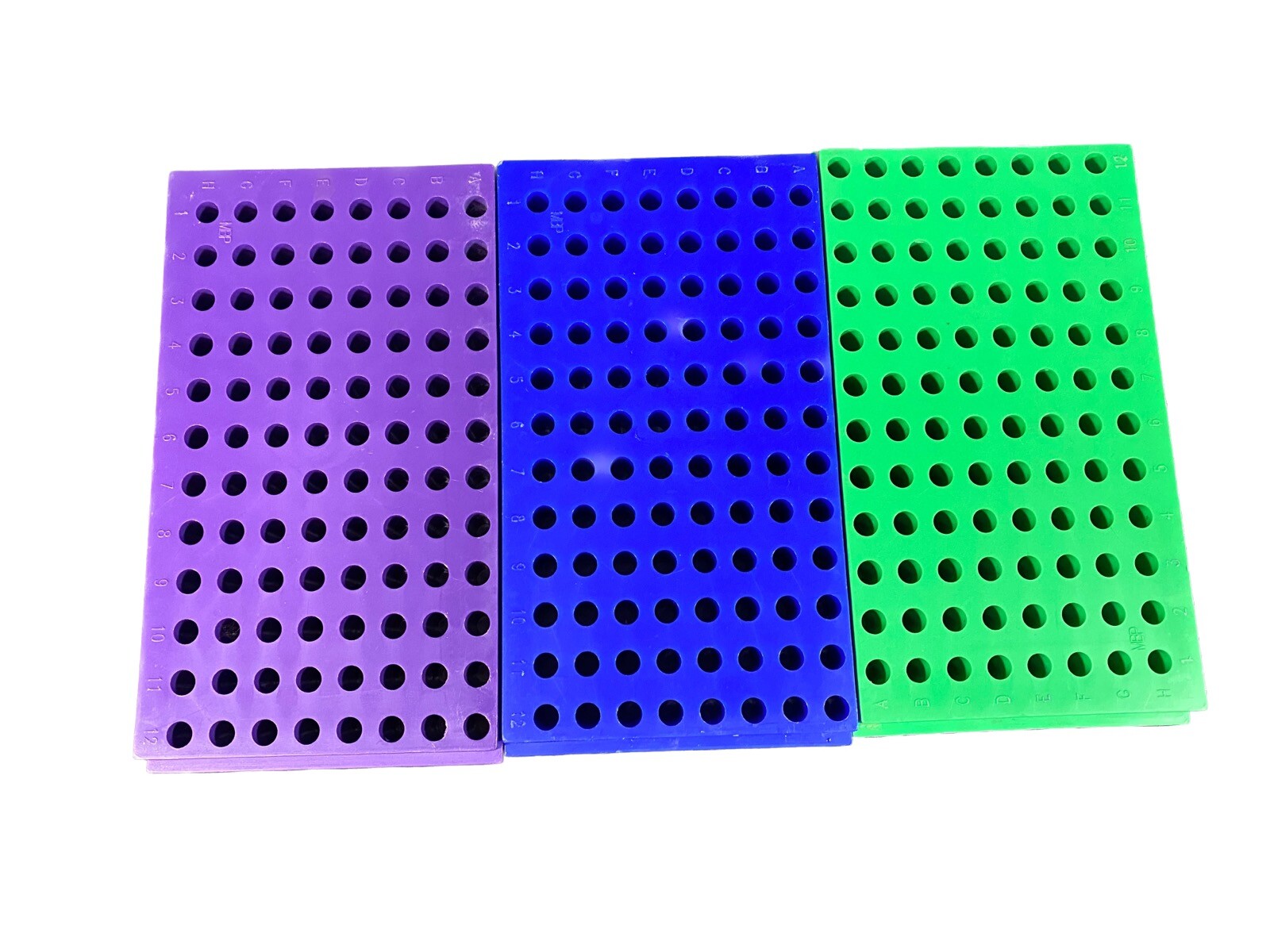 MBP Reversible 96-Place Centrifuge Test Tube Vial Rack (3/Pack)